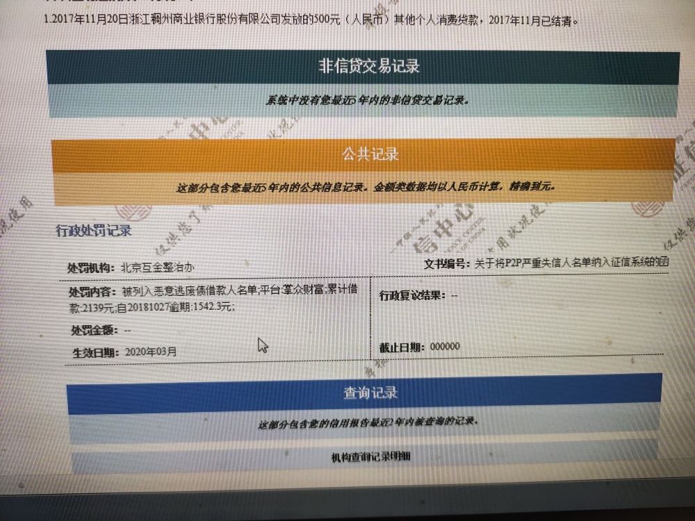 好消息，闪电借款逃废债被删除了。
 隔壁老哥维权成功，闪电借款上个月已经被抓了，平66 / 作者:yzh19820619 / 