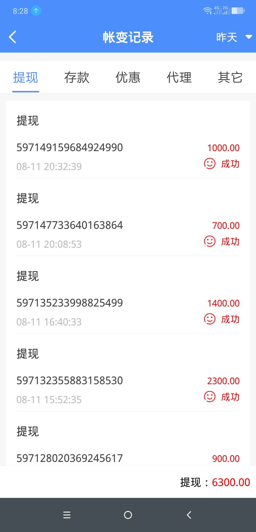 昨天1000搞到6000多，今天一千搞到两千没下 ，看来今天没那运气了。

95 / 作者:威：TA22858 / 
