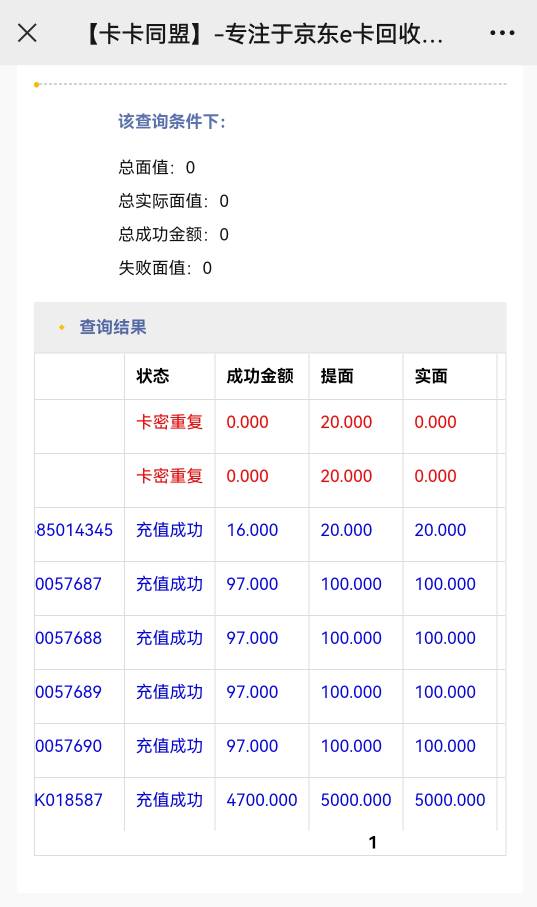 老哥们，卡卡同盟出1000的E卡稳不稳？？

1 / 作者:花呗套现5 / 