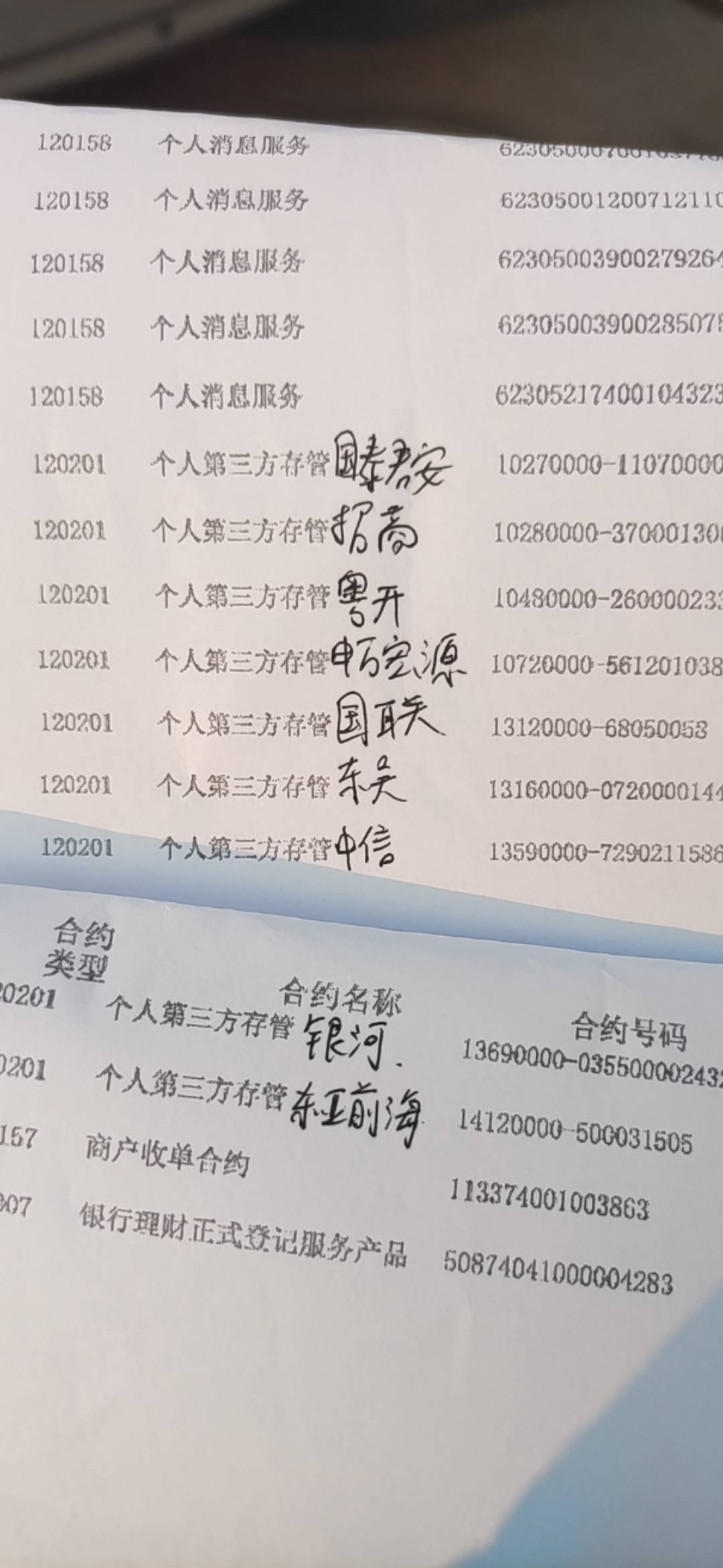 农行存管满10不知道的老哥可以去农业银行，一下就知道了

31 / 作者:13508923613 / 