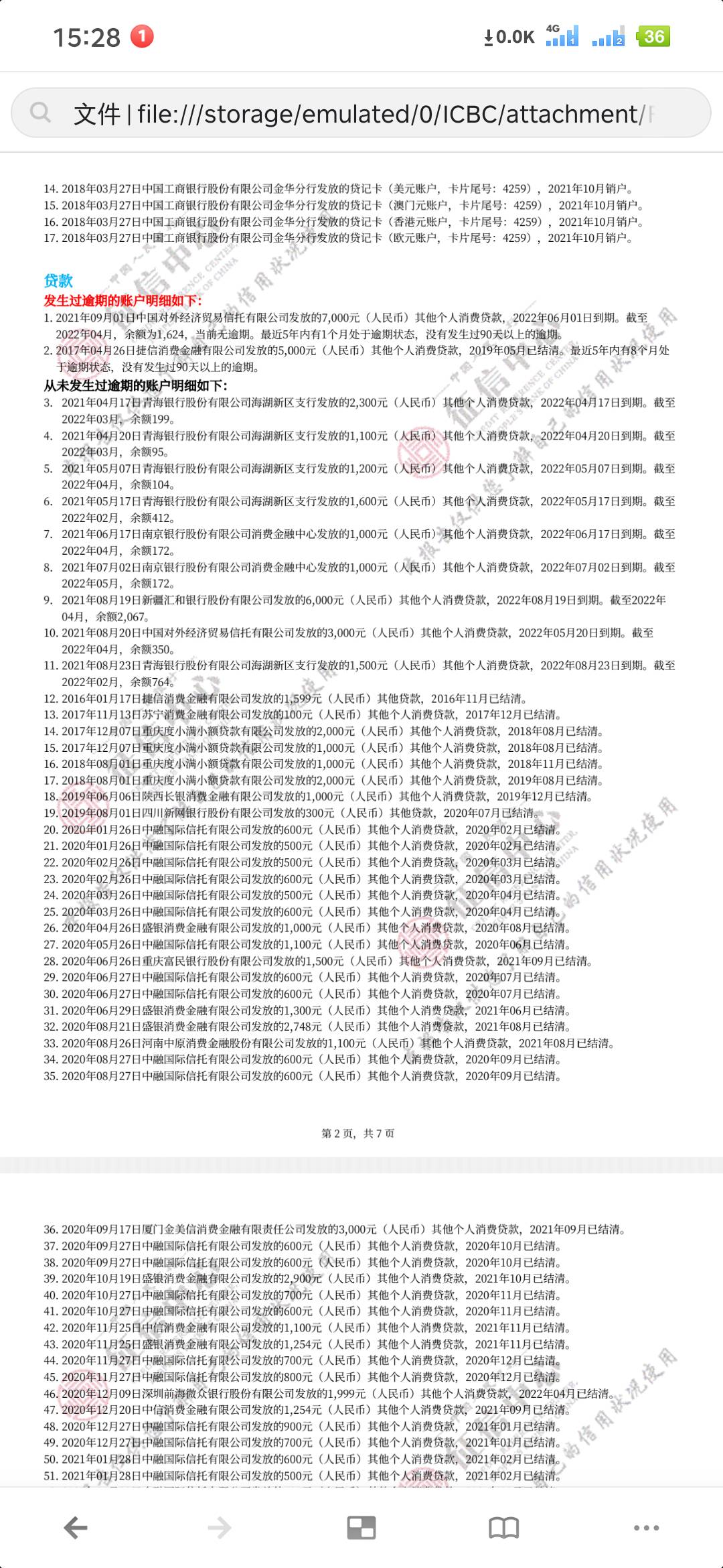 我这个信用报告还有希望下款?是不是黑了











48 / 作者:可能你看吧 / 