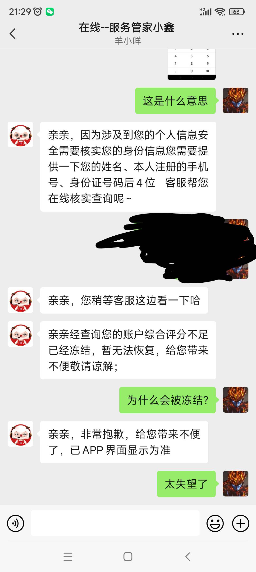 羊小咩正常还款，今天刚还跟我说冻结了，这是什么鬼，

62 / 作者:九鼎记 / 