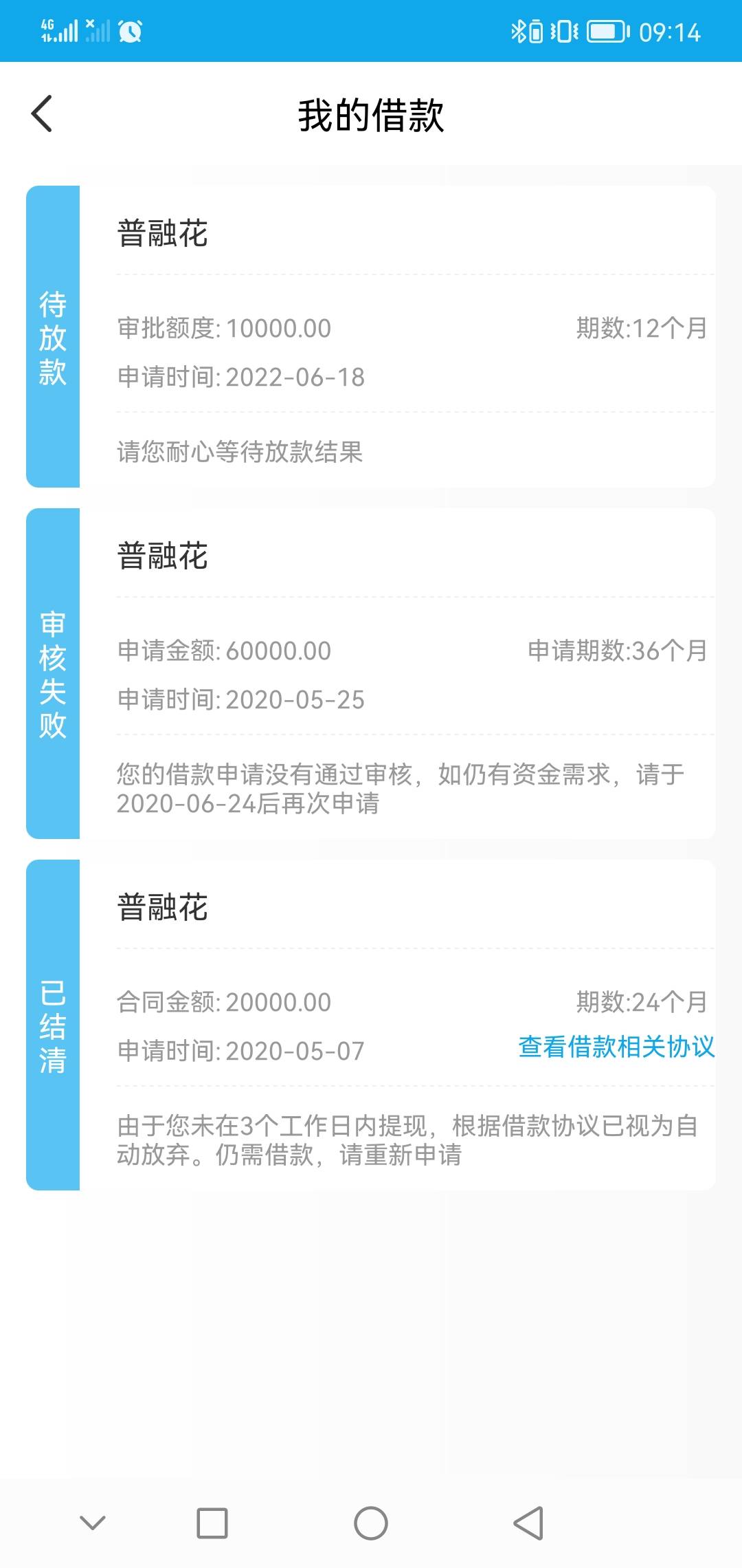 水来了，普融花今天下款，信用报告特别花，负债30，月查询15+，没有能下的，小橙易都96 / 作者:liqingkui / 