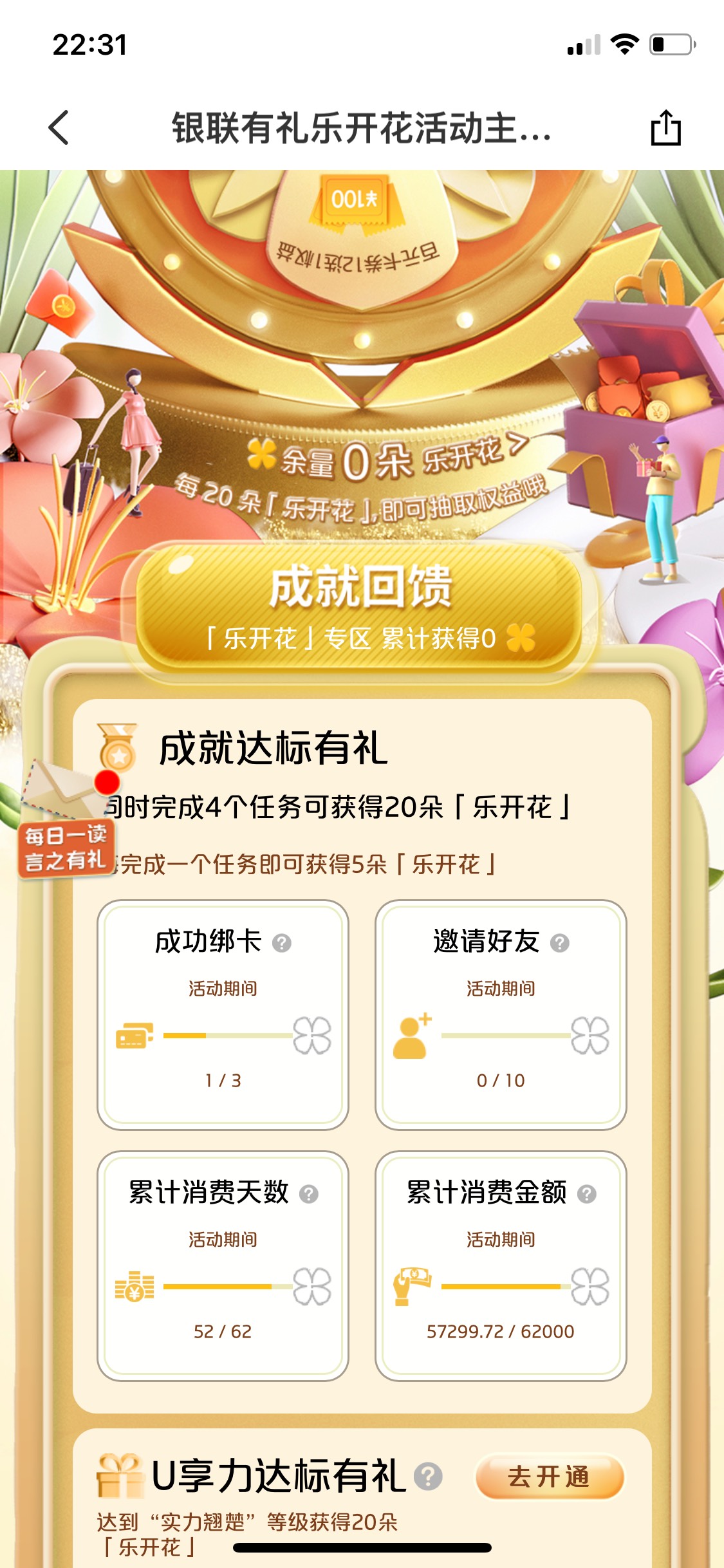 银联有礼花放水了，群里出了两个权益大满贯！每人六万！！冲啊！！直接从厂里辞职了.88 / 作者:琪怪了 / 