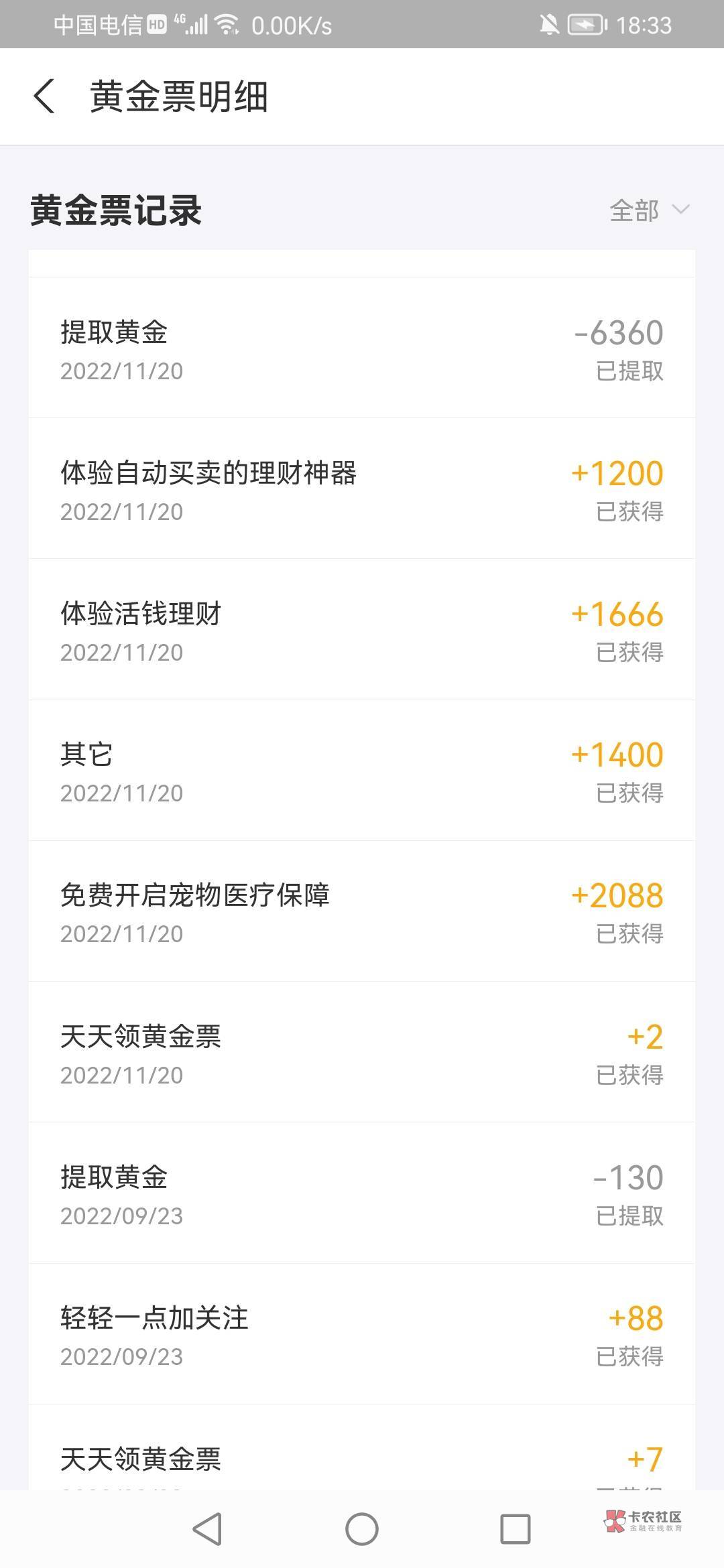 支付宝好不容易弄了一些黄金票，然后提取的时候我点撤销了，然后就没啦我以为又会变成18 / 作者:EkThe / 