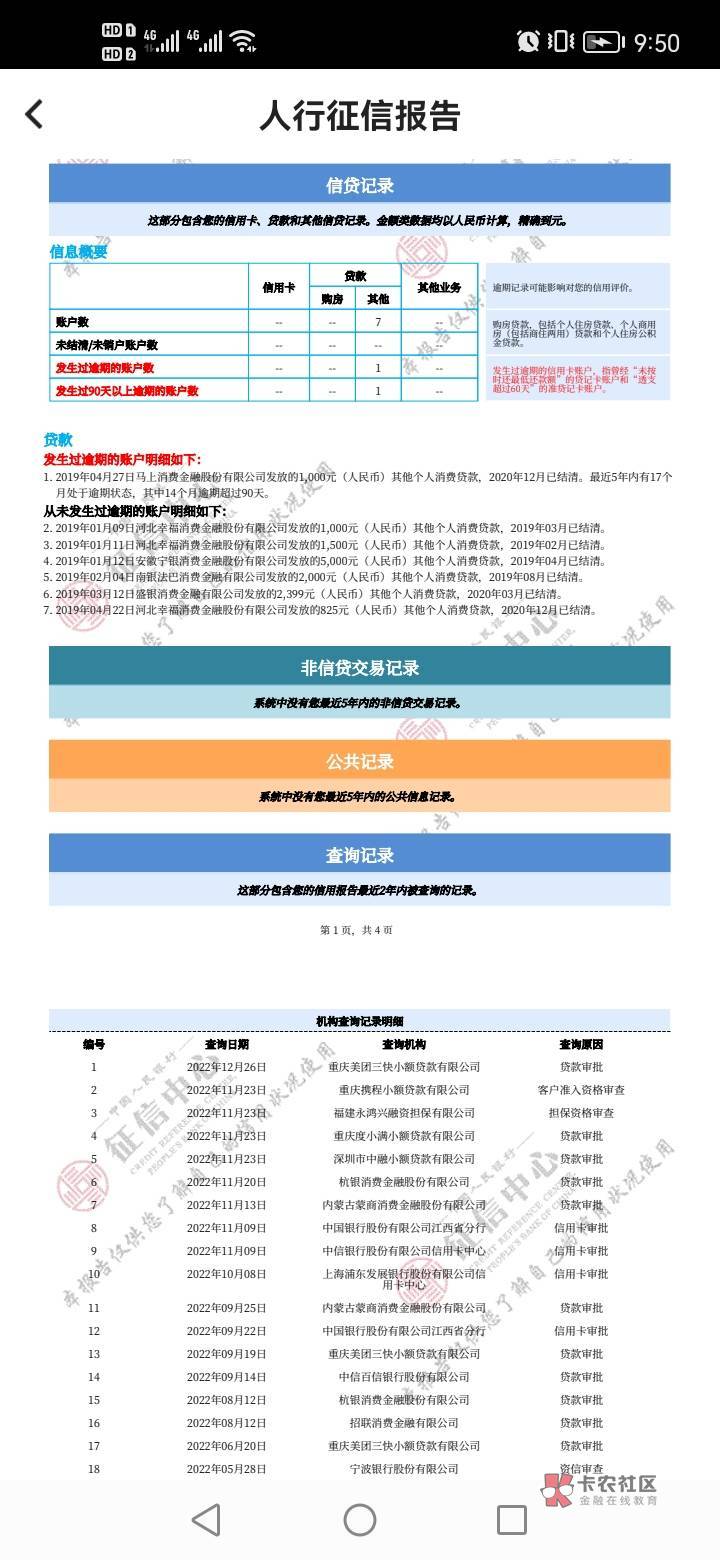 老哥们，有超90天逾期可以去碰瓷信用卡吗，公积金，社保已交一年


8 / 作者:人间不清醒 / 