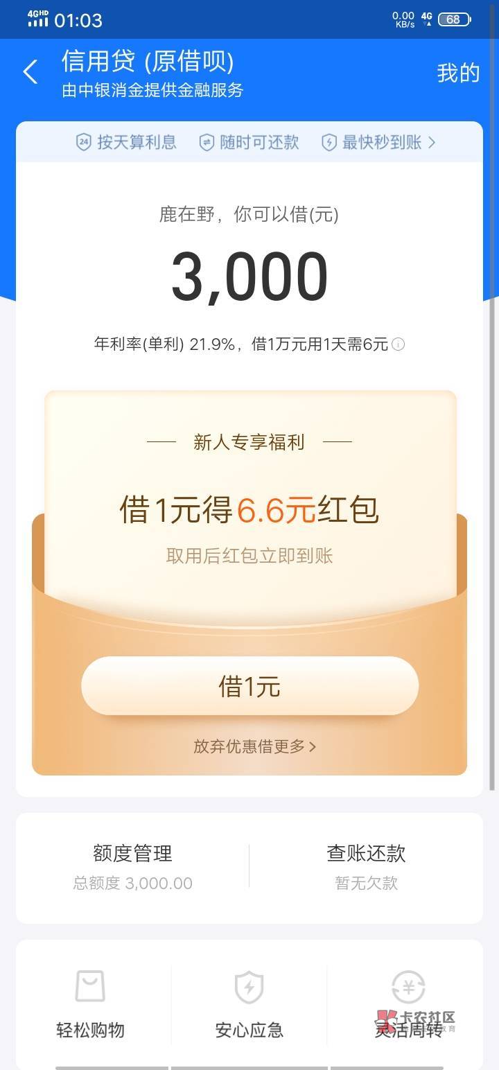 借呗有3000额度，刚开通的能干嘛？


17 / 作者:问就是一套房 / 