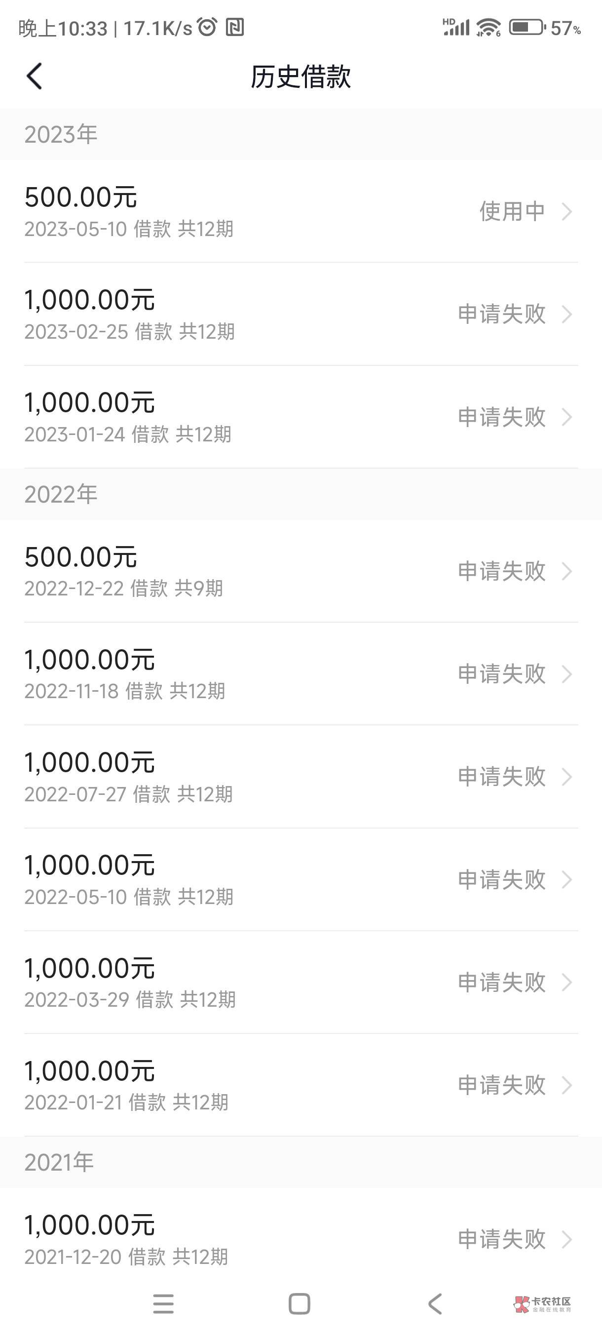 .，放心借下款了，本人应该算黑，信用卡代偿，刷网贷啥的逾期都一年了，刚看到抖音随18 / 作者:20个等一次上岸 / 