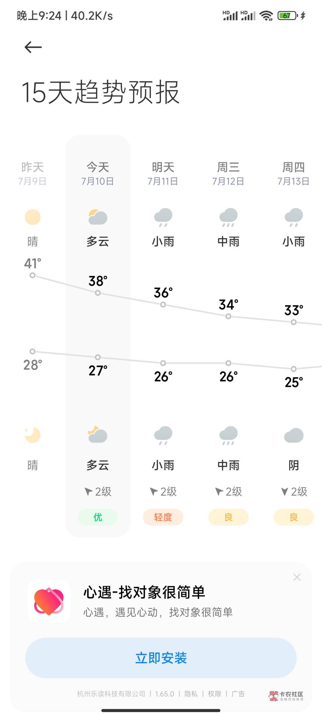 这个郑州的天气预报说话跟放屁一样。前天说今天下雨，今天说明天下雨，明天说后天下雨11 / 作者:屁股给你打烂 / 