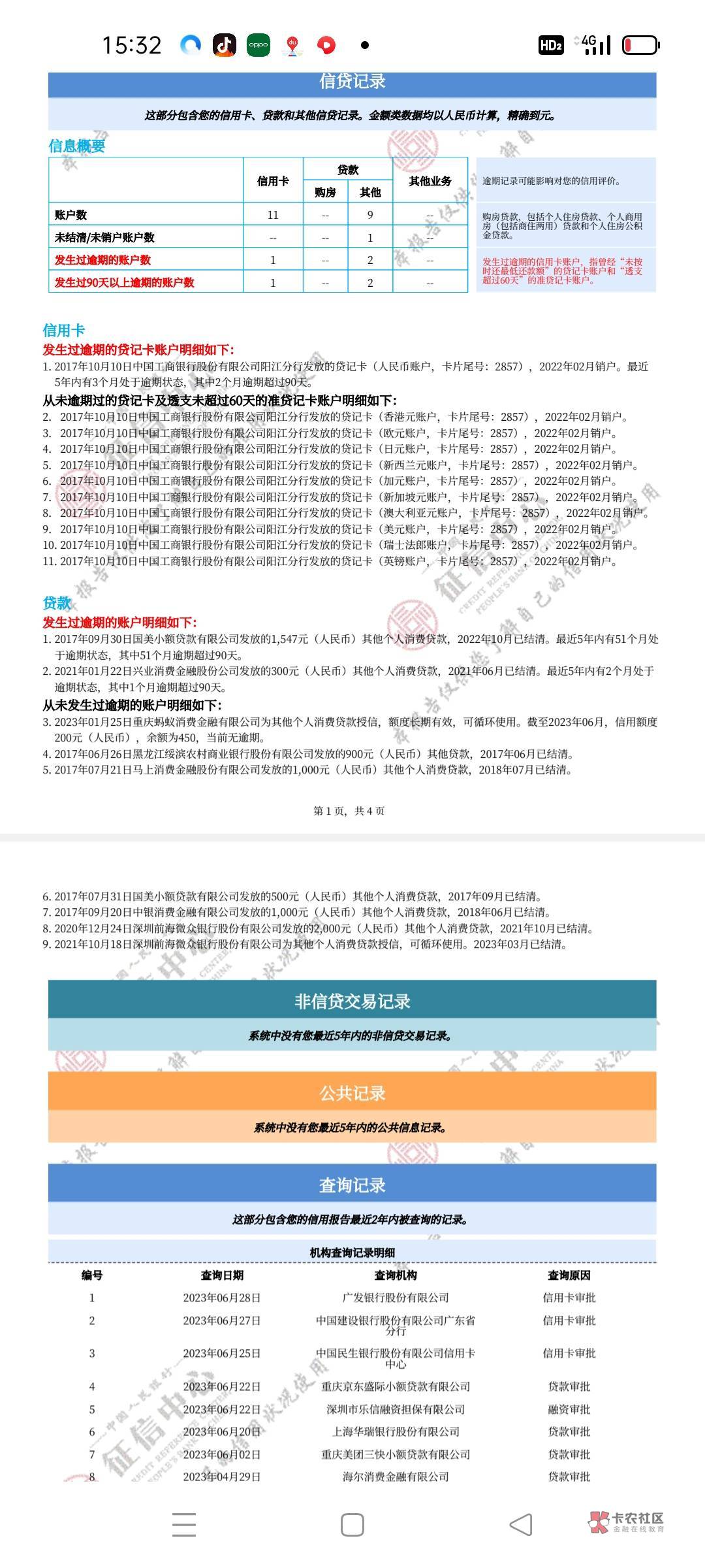 美团龙卡没过的兄弟们耐心等，绝对是无敌超级水漫金山大水我信用报告你们自己看，就我6 / 作者:给看看吧 / 