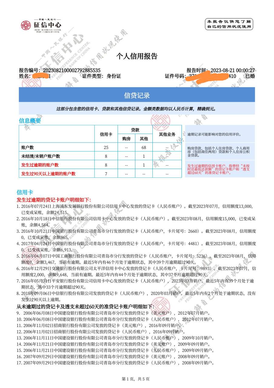 哎，5年没下款了，7个信用卡呆账3年了，今天手贱点了一下金瀛，结果下了，心里一点也99 / 作者:cut1203 / 