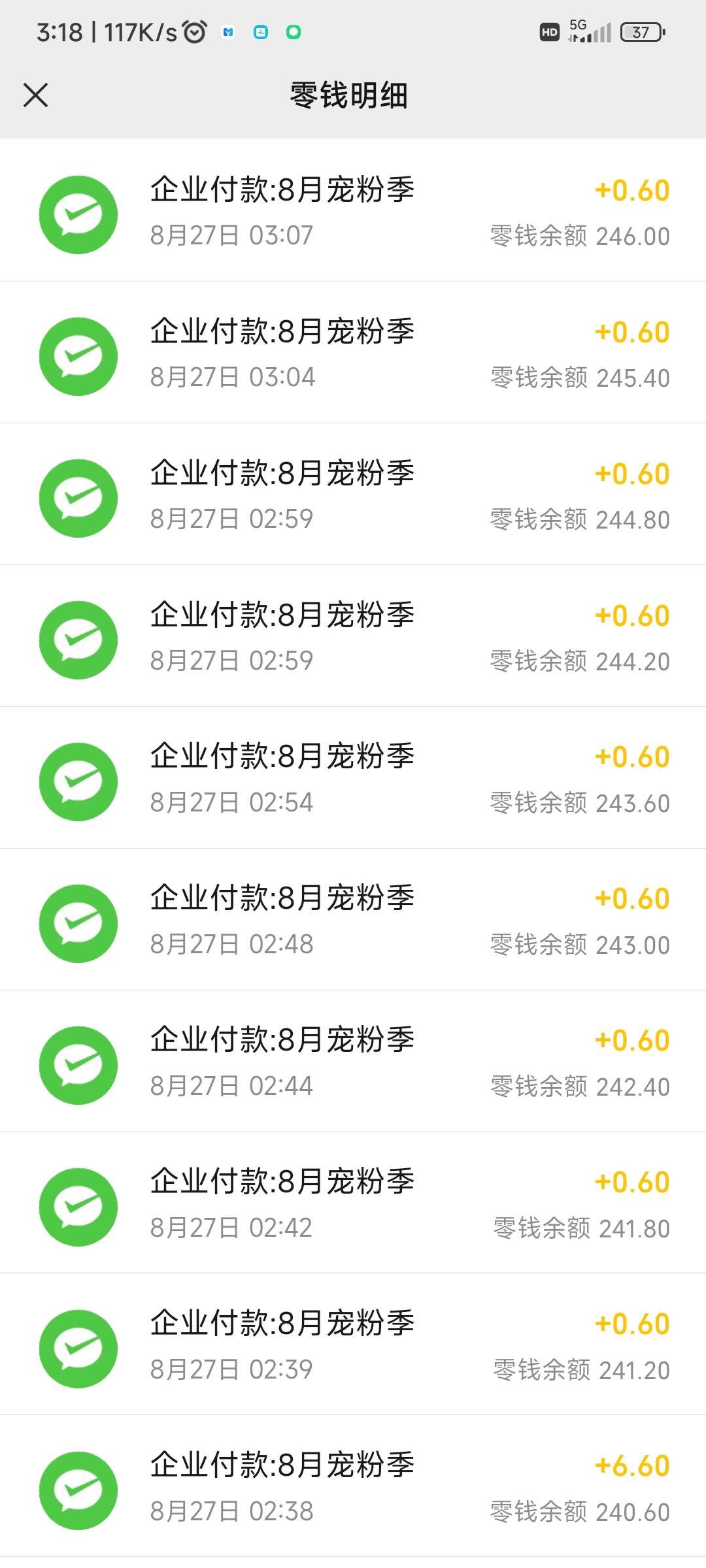 有没有老哥中66，我人麻了，全是0.6。就一次6.6。

45 / 作者:星辰满入你眼 / 