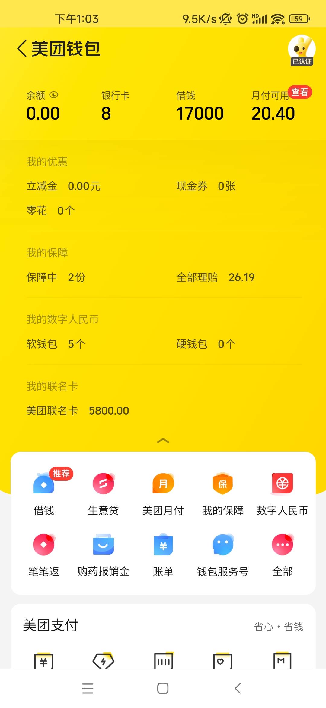 突然发现我的美团联名卡有5800额度，但是我可以这个信用卡呀，这个是什么意思

96 / 作者:小鸟酱都说 / 