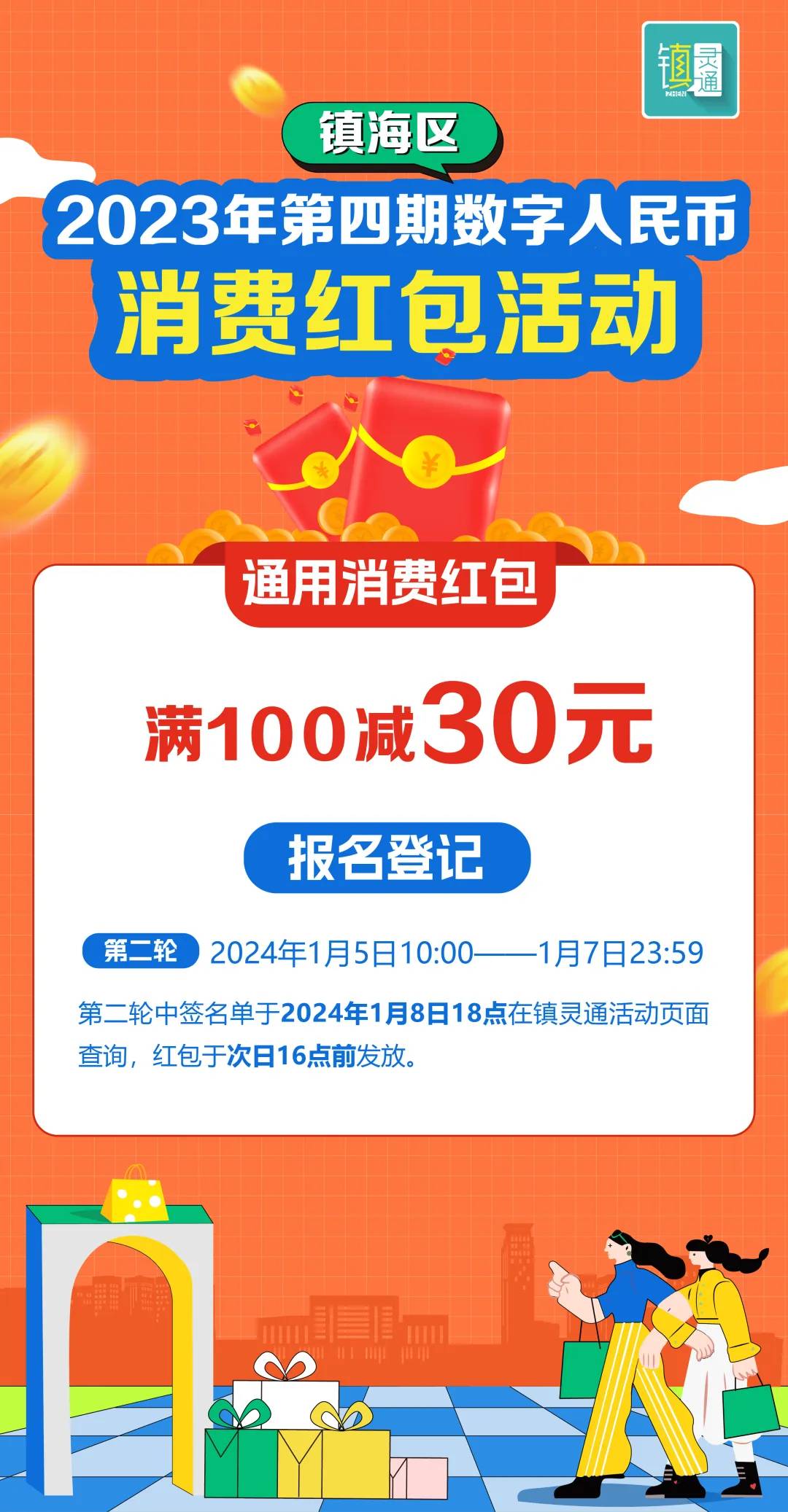 北仑数币、镇海数币报名！！！

北仑数币第一轮：1月7日10:00—1月10日23:59
第二轮：67 / 作者:流年似水忆往昔 / 