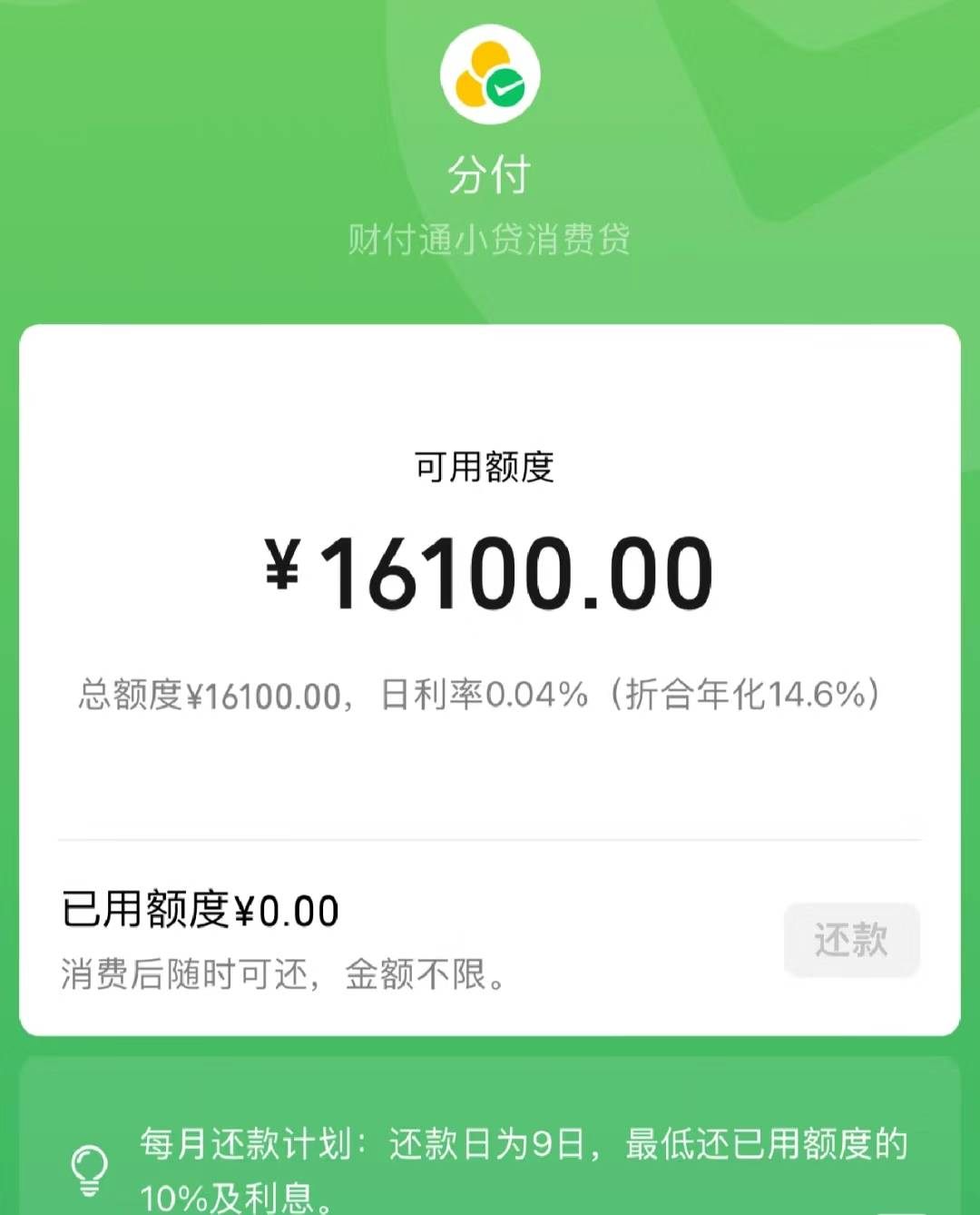 分付突然开通了，大老黑几年了，终于下款了，工商信用卡五六年没还了，小赢卡贷当前逾60 / 作者:阿坨坨木 / 