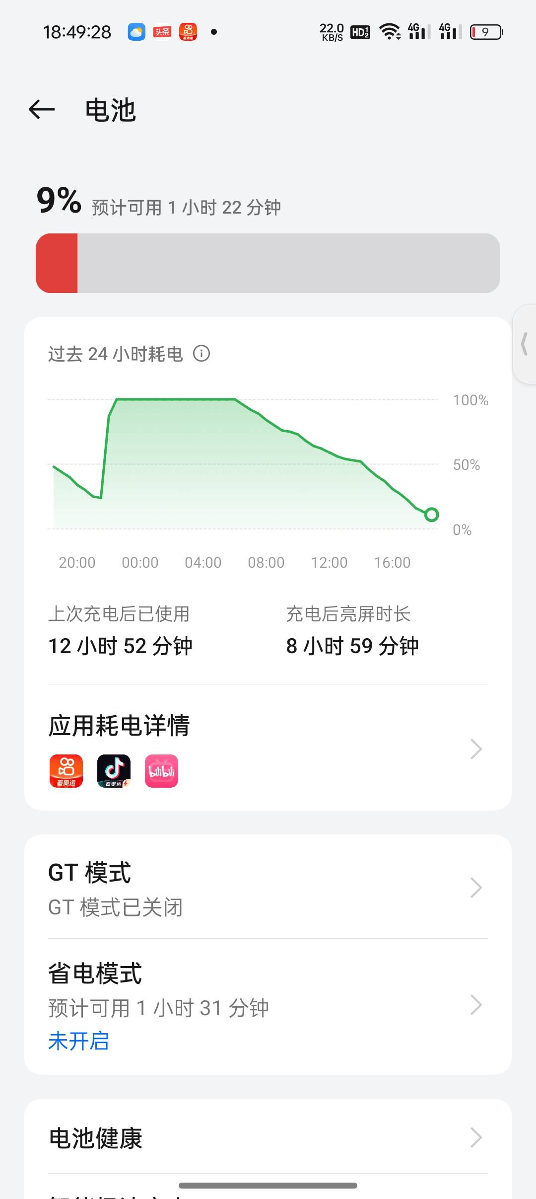 第一次用这么顶的手机，充一次电用9小时，还有续航比我好的吗



2 / 作者:她说彩礼88万 / 