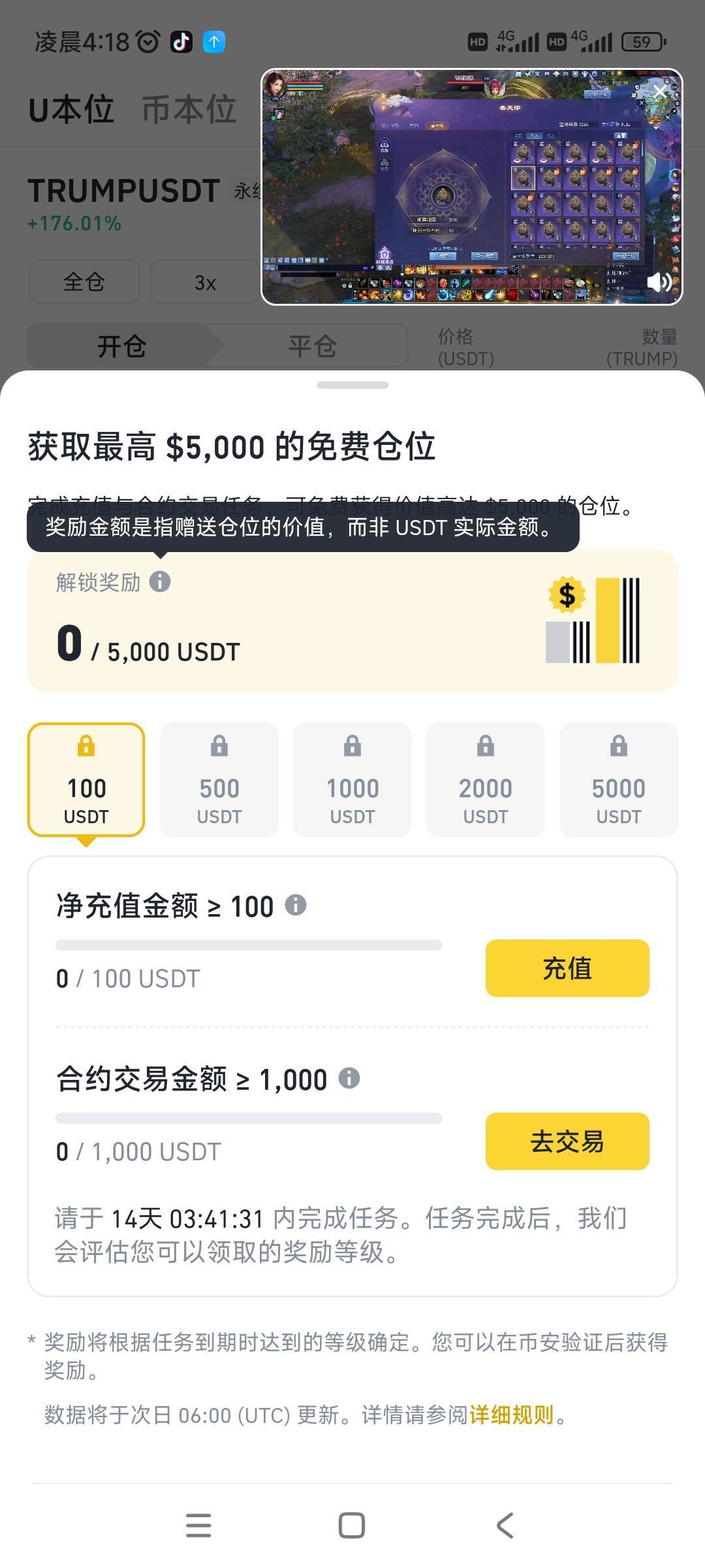 5000合约交易能完成么？只能买杠杆么？赠送仓位啥意思啊，能卖么？


40 / 作者:芳草莲生 / 