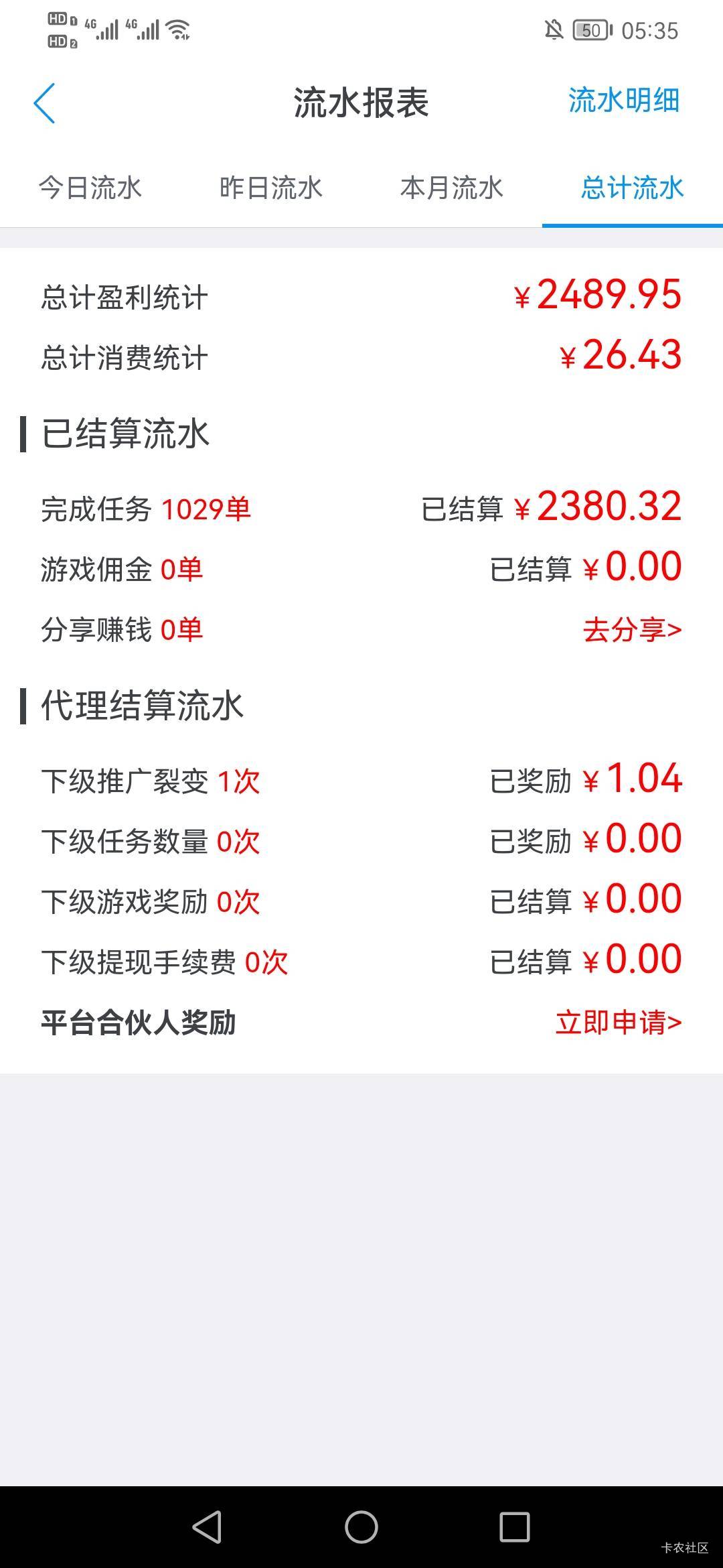 19年的任务平台号，5.6年了都不到2000，别人平均每月2000已经10w+了，我真是个挂壁仔
5 / 作者:myfong / 