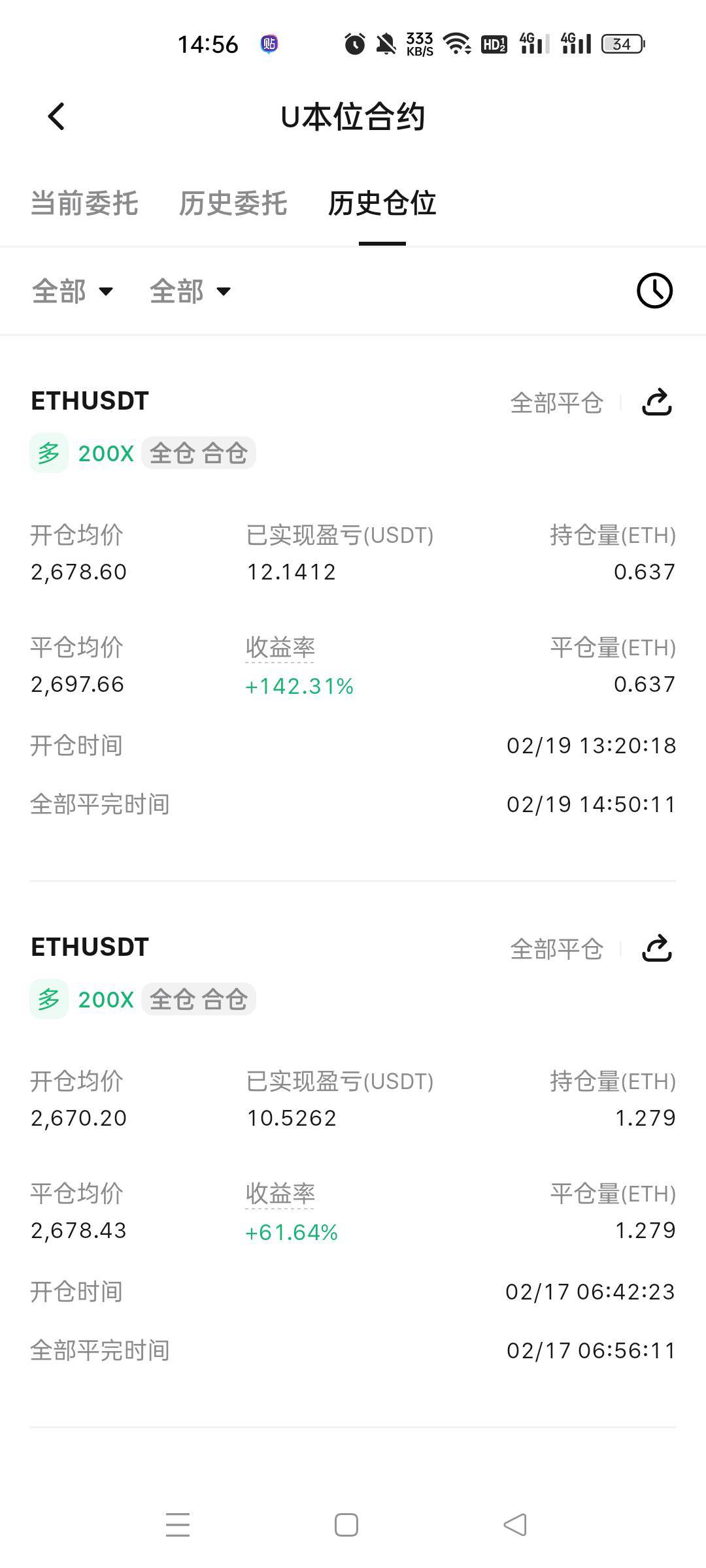 weex邮箱10u打出来了 前面看到-45%以为要爆了 吃个饭回来看收了

28 / 作者:瓦卡哈哈 / 