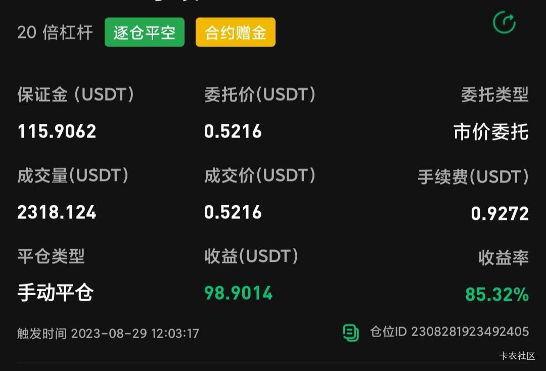 当年第一次玩失误，手动平仓明明看到106，结果是98，然后爆了，然然后又重生了




66 / 作者:桃园三坑刘阿满 / 