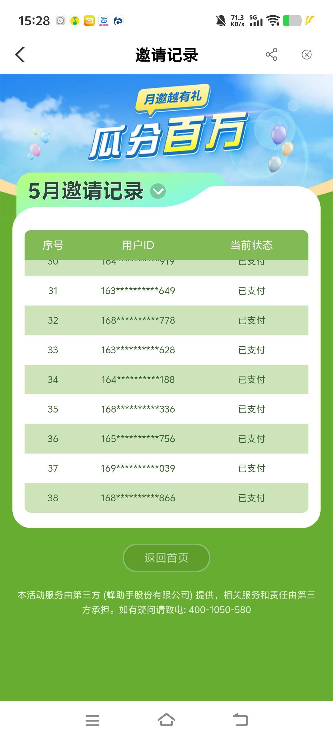 四川农行有没有上次拉人过的，说一下拉多少人能上榜，感觉没动力了

16 / 作者:白衣卿相风 / 