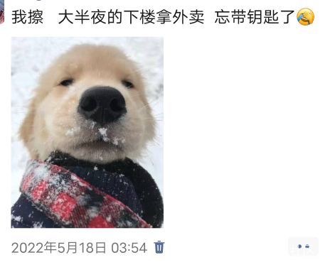坏了，出门买烟忘拿钥匙了，现在楼都出不去
13 / 作者:头号粉丝 / 