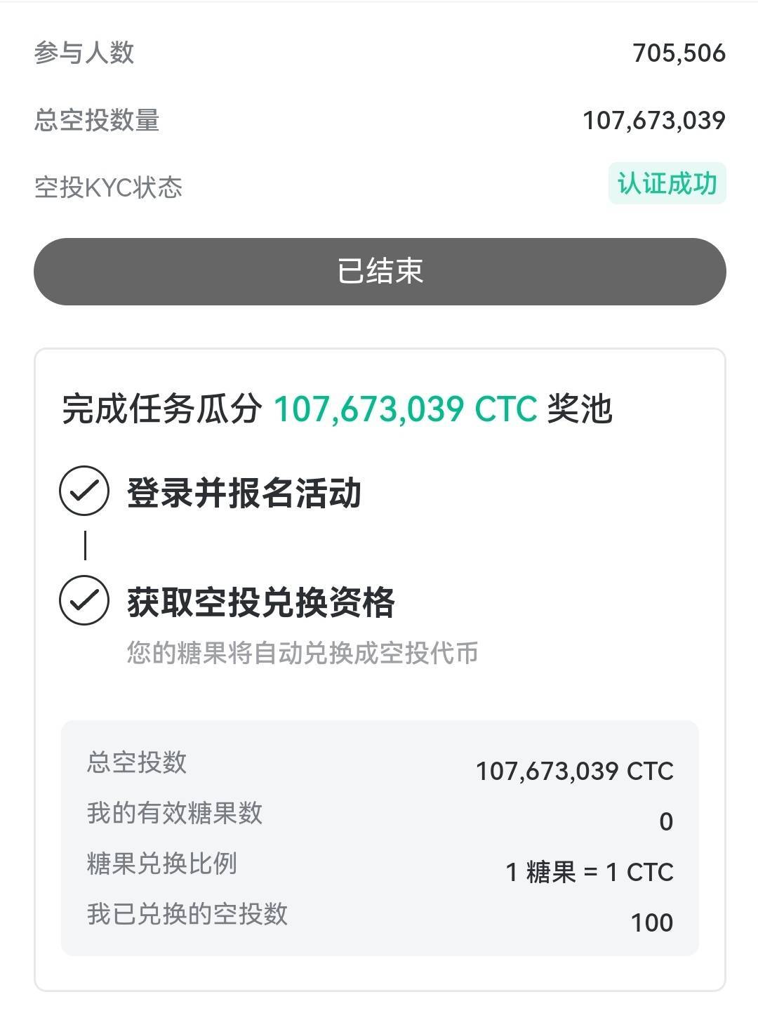 20号真能卖嘛，显示空投变成100了

76 / 作者:葵幸媚 / 