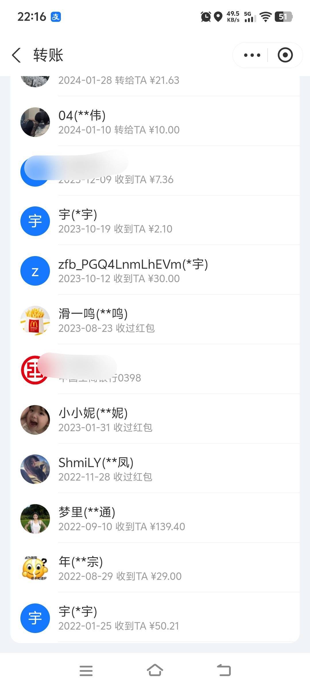 老哥们，翻一翻转账记录，又找回了几个号搞闲鱼

94 / 作者:放不开人 / 