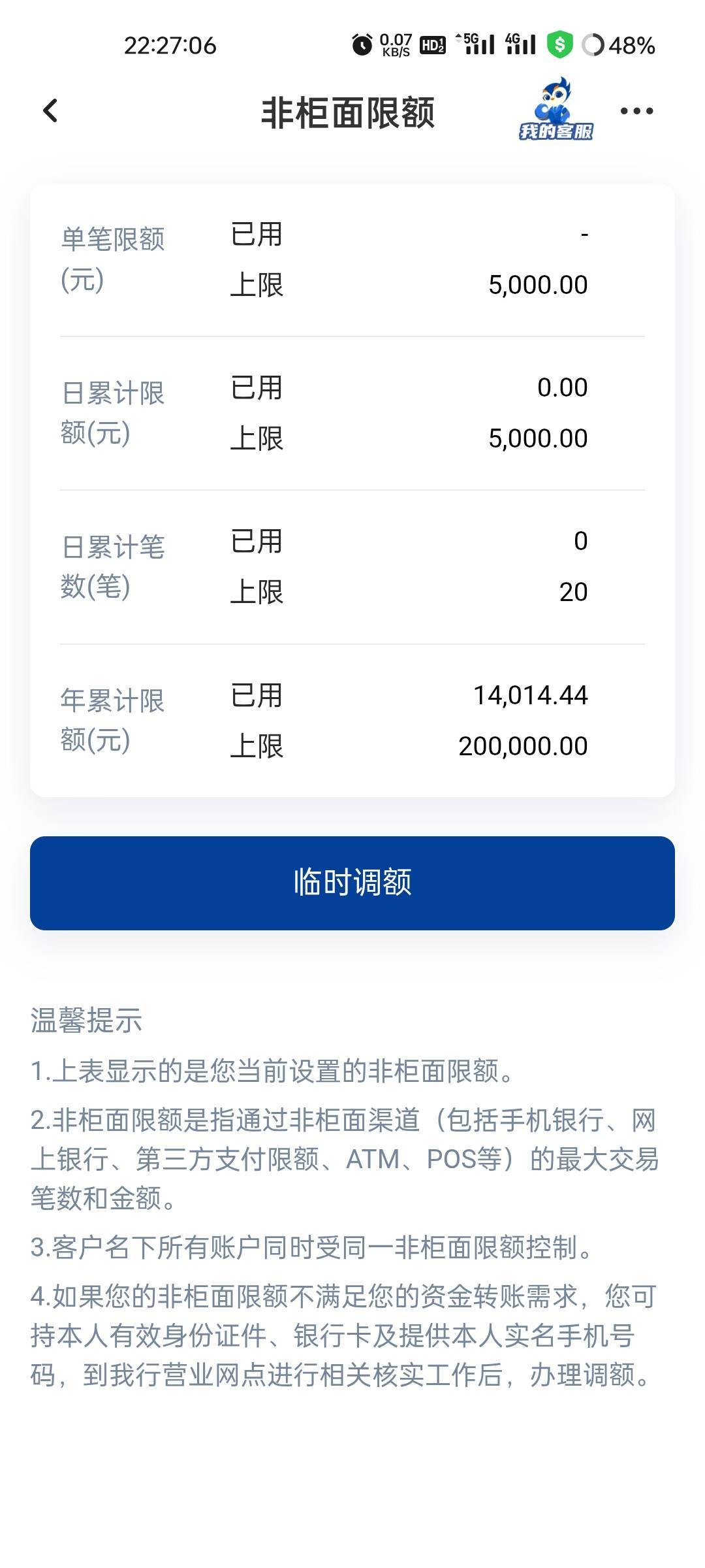 北部湾好银行，怕老哥们被骗，日限额50，年限额500
50 / 作者:拾念卟执念 / 