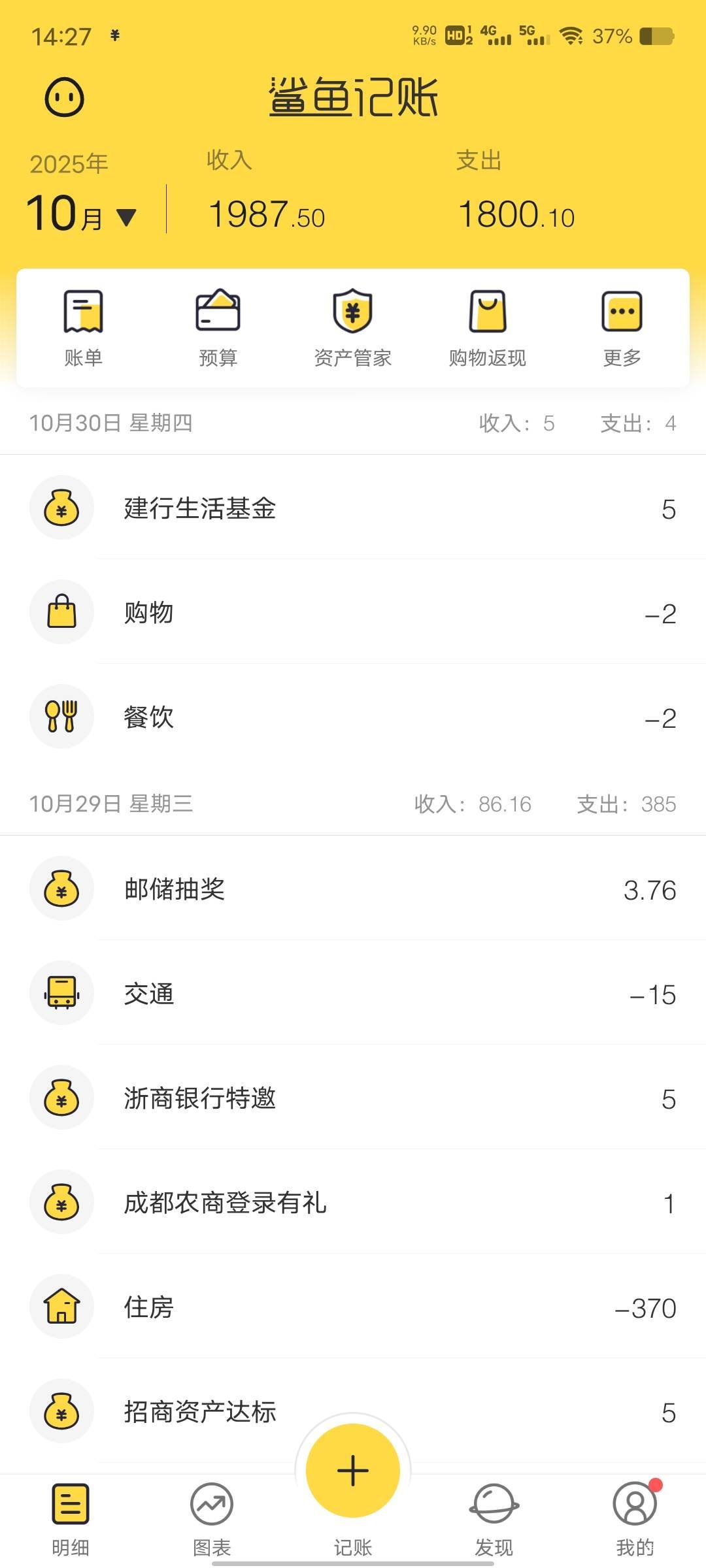 今天挣了5毛，早上买两个.，两斤白菜，还有得剩

99 / 作者:菲菲飞呀飞 / 