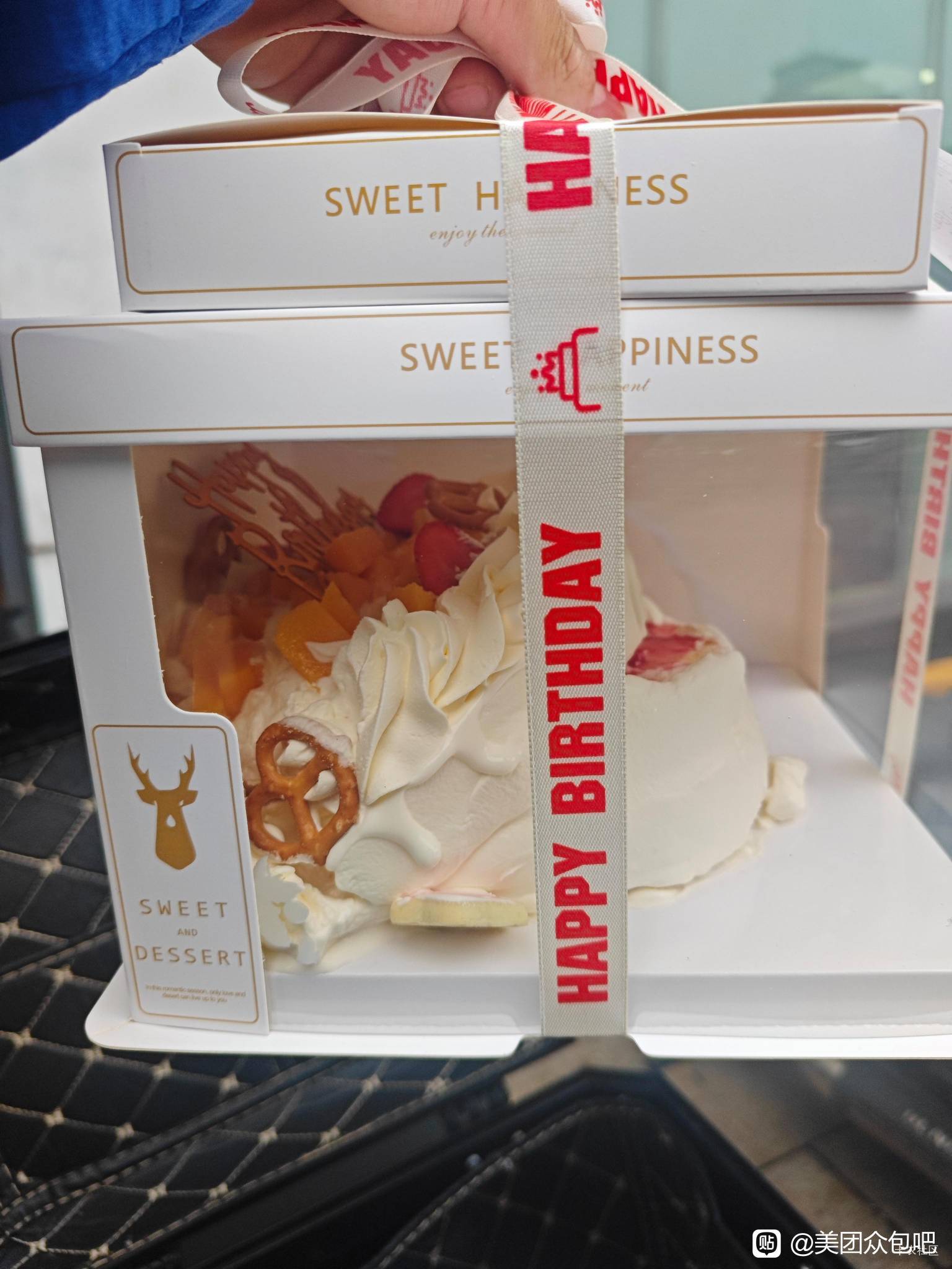 今天太笨了，运一个原价98现付26的蛋糕给顾客倒了，我本来想要和商家私了，这样我返餐8 / 作者:好好做个卡农人 / 