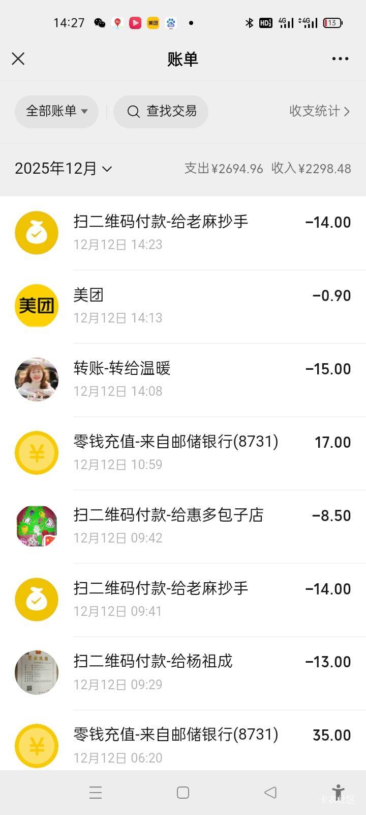 每天吃饭都要80到一百，每天薅6七十，薅毛水平和老哥们差距太大了，找个班上去，我太95 / 作者:卡农第一yy仔 / 