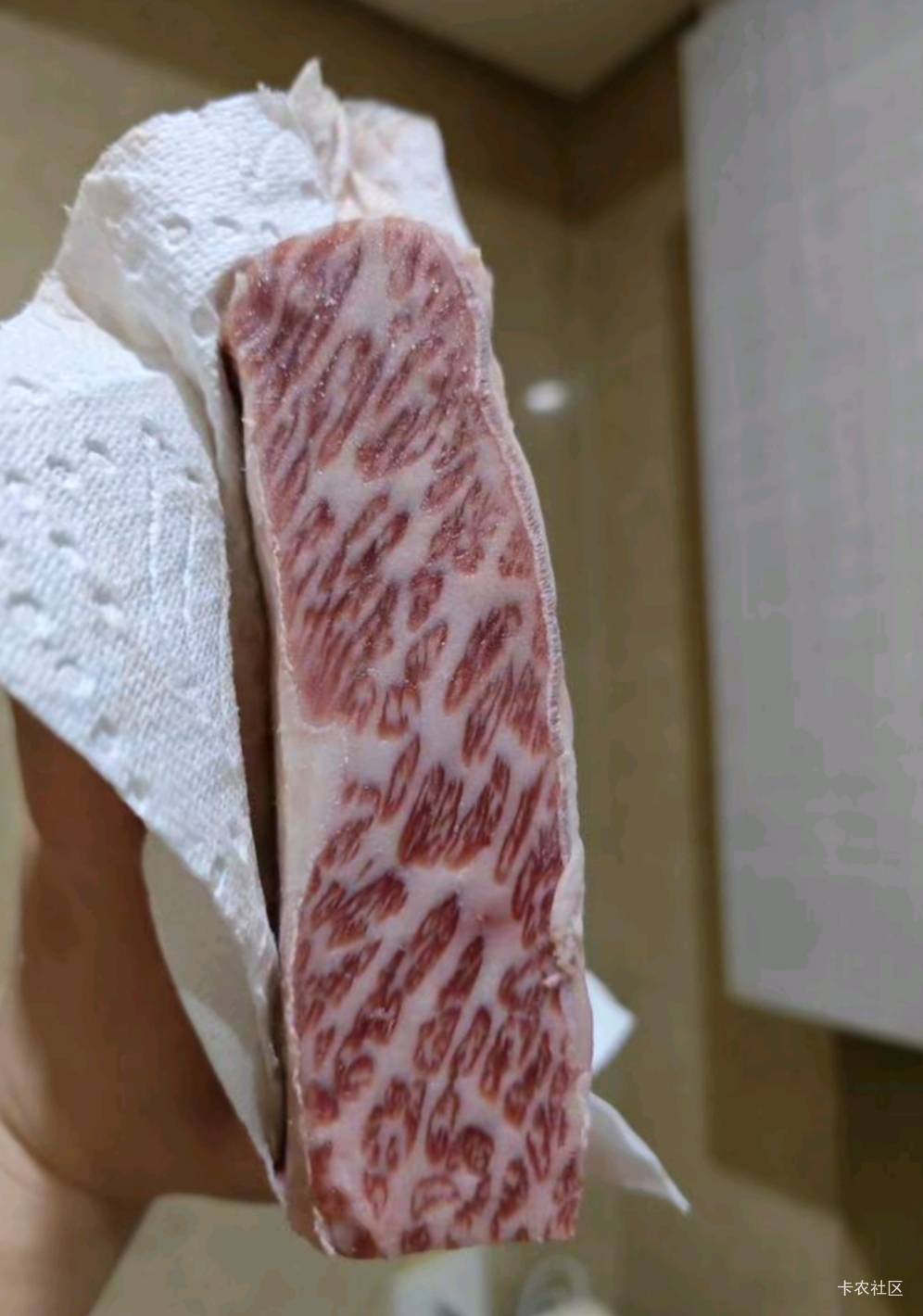 搞了80毛买了块肉，晚上做点烤肉，这肉品质怎么样。

96 / 作者:比邻星会玩的藕片 / 