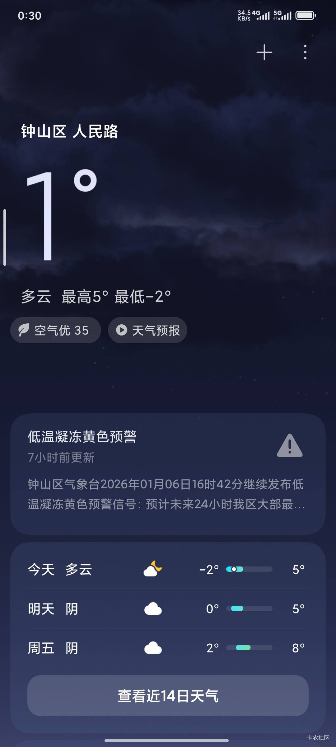 好冷啊，老哥们好想找个洞钻进去

4 / 作者:爱你么么么力 / 