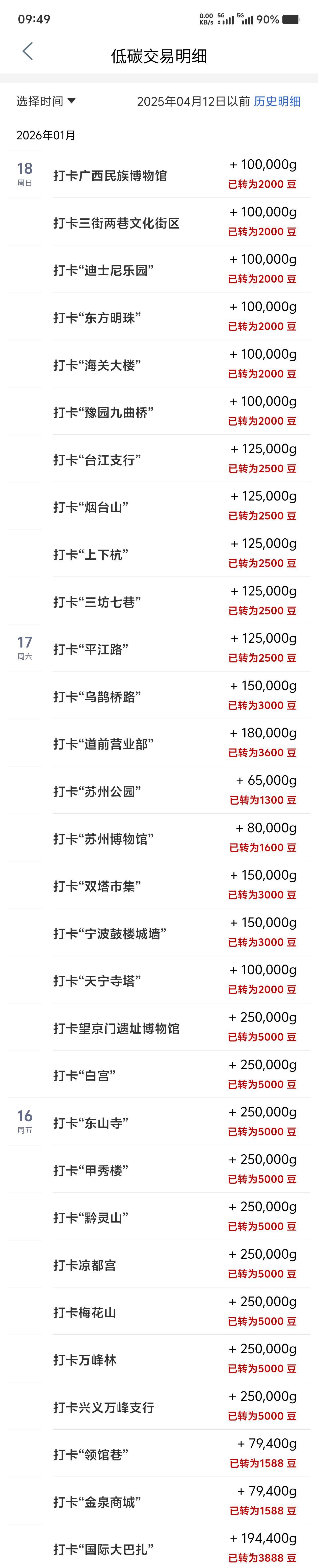 工行打卡也快毕业了，稳定一天10次。


28 / 作者:歲月558 / 