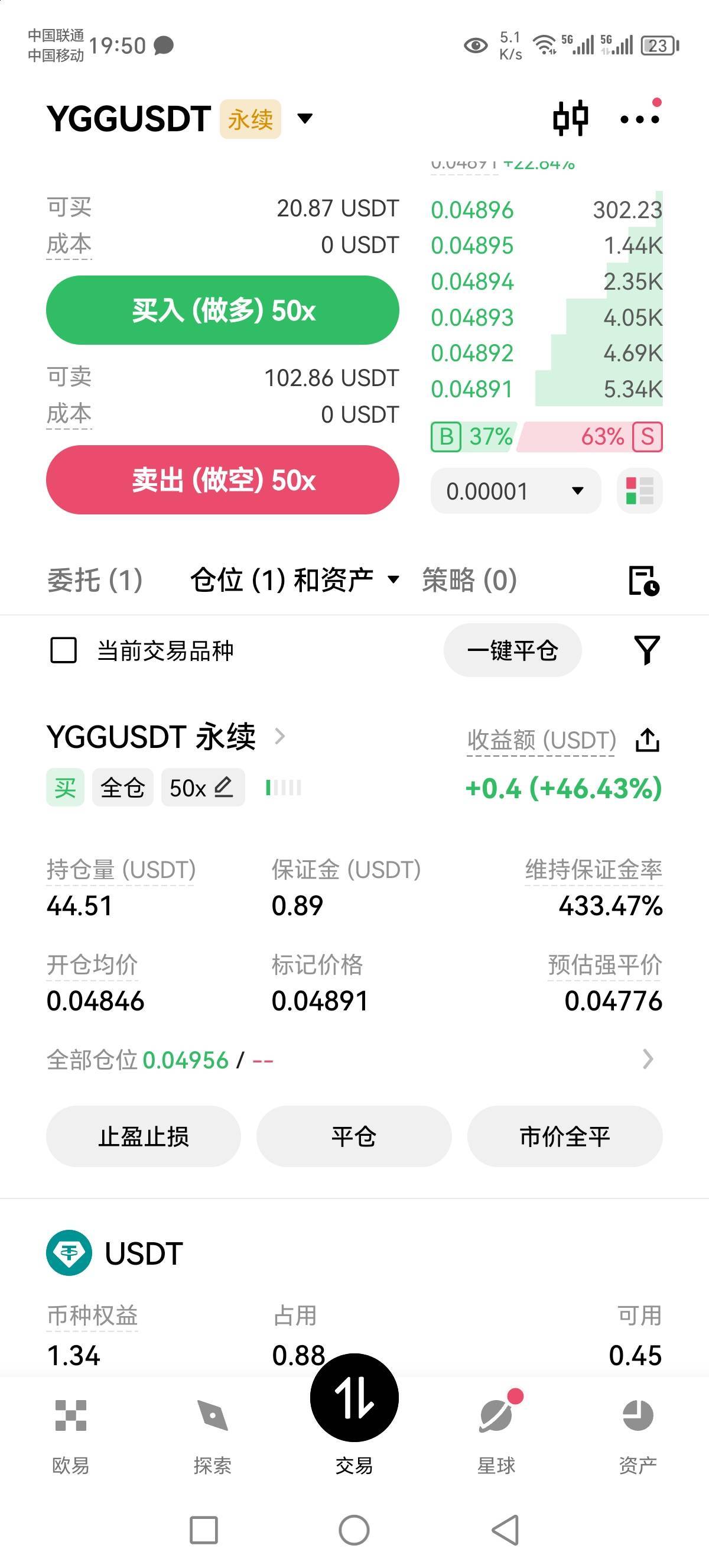 这YGG做多的老哥估计吃上了，可惜我就1u的体验金

98 / 作者:Marco16 / 