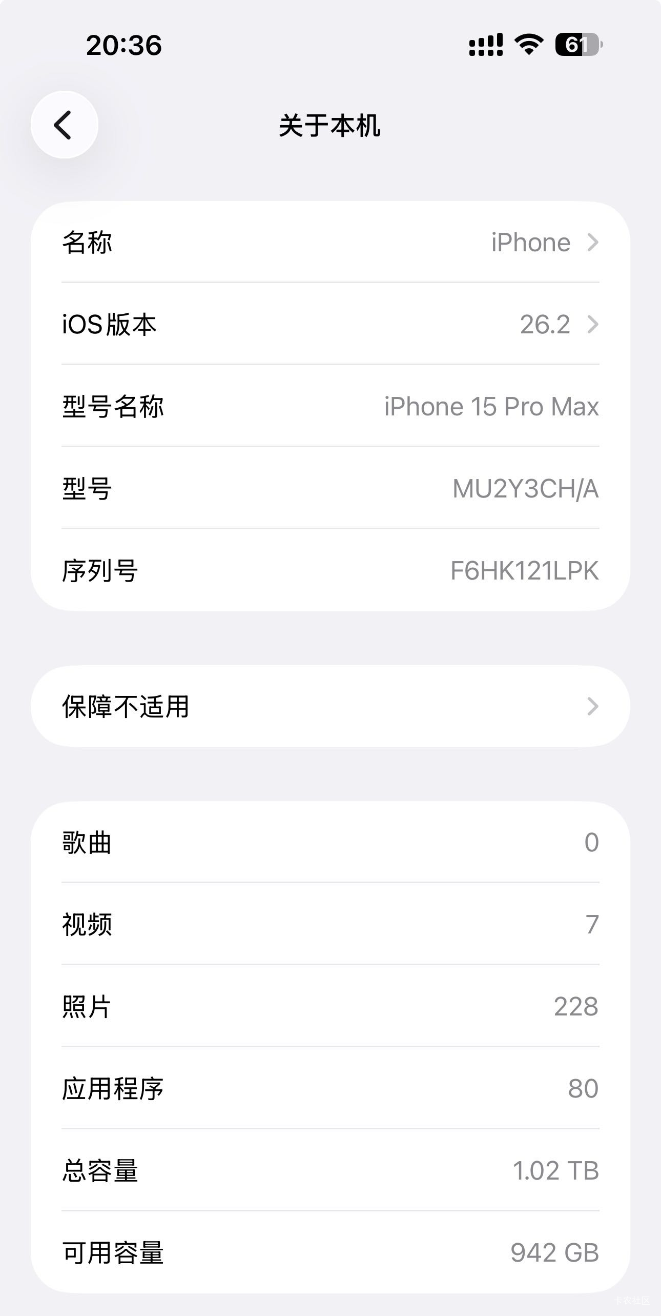 老哥们，想换17pm了，这个旧手机帮我估个价，全原装，无拆无修无换电池，外观基本95新38 / 作者:黄大仙11 / 