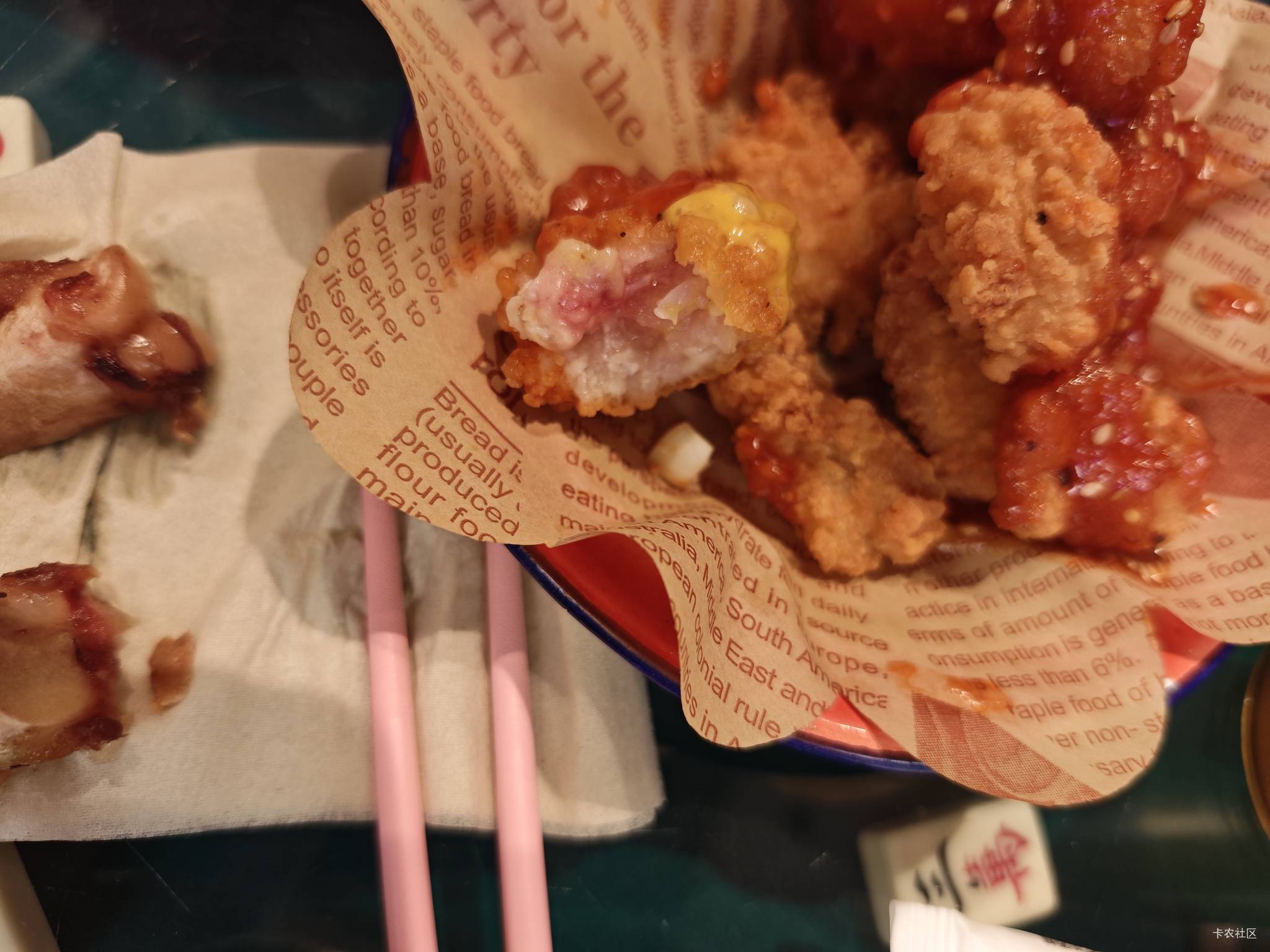 饭店吃到生鸡块，已经离店了，拍了照片，还能投诉赔偿吗，好像可以要一千是吧

22 / 作者:曾遇几多风雨翻 / 