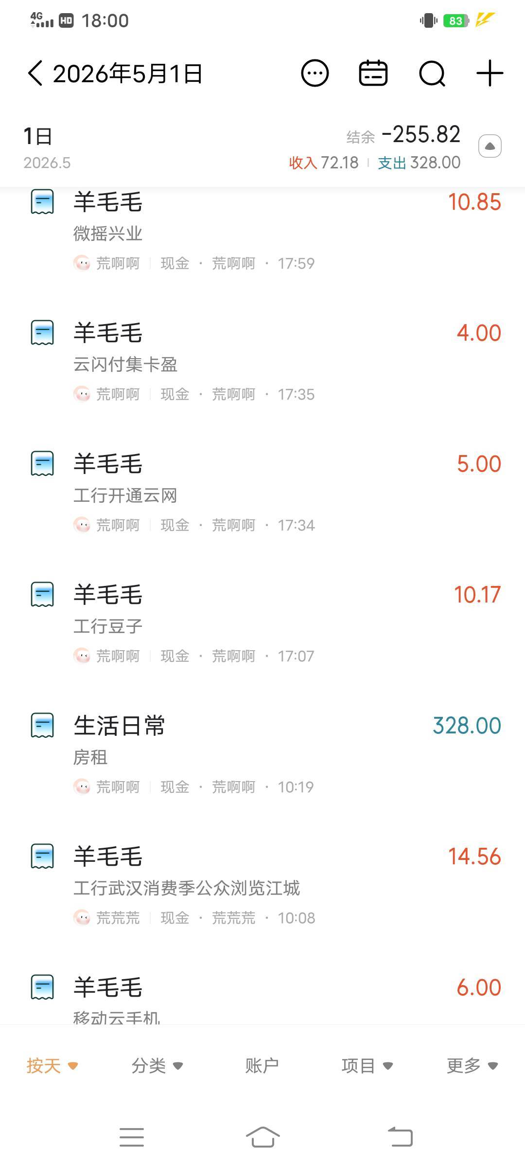 老哥们交房租了吗，每月都是负收入的开始 唉

96 / 作者:大荒 / 