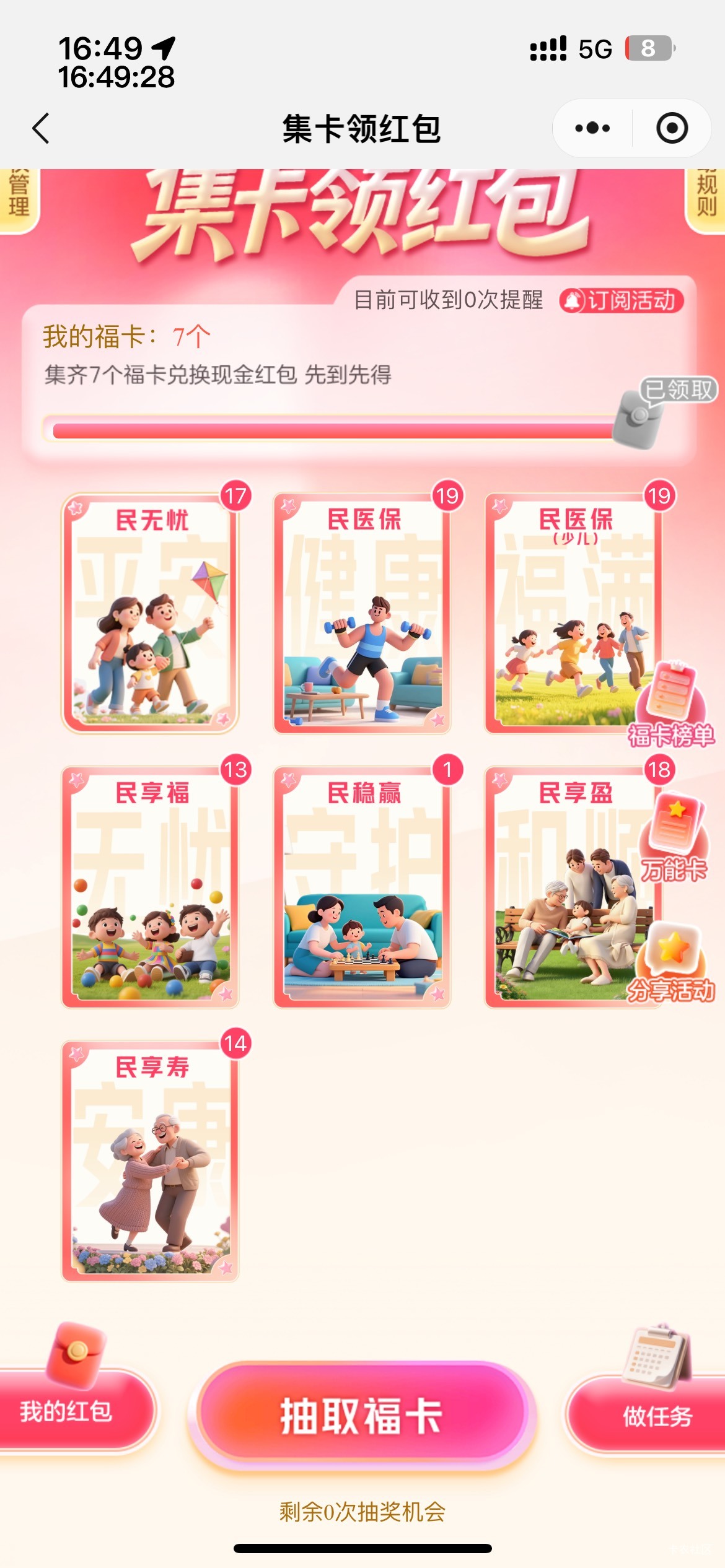 人保出卡，1元1张，有需要的留

38 / 作者:等我回家. / 
