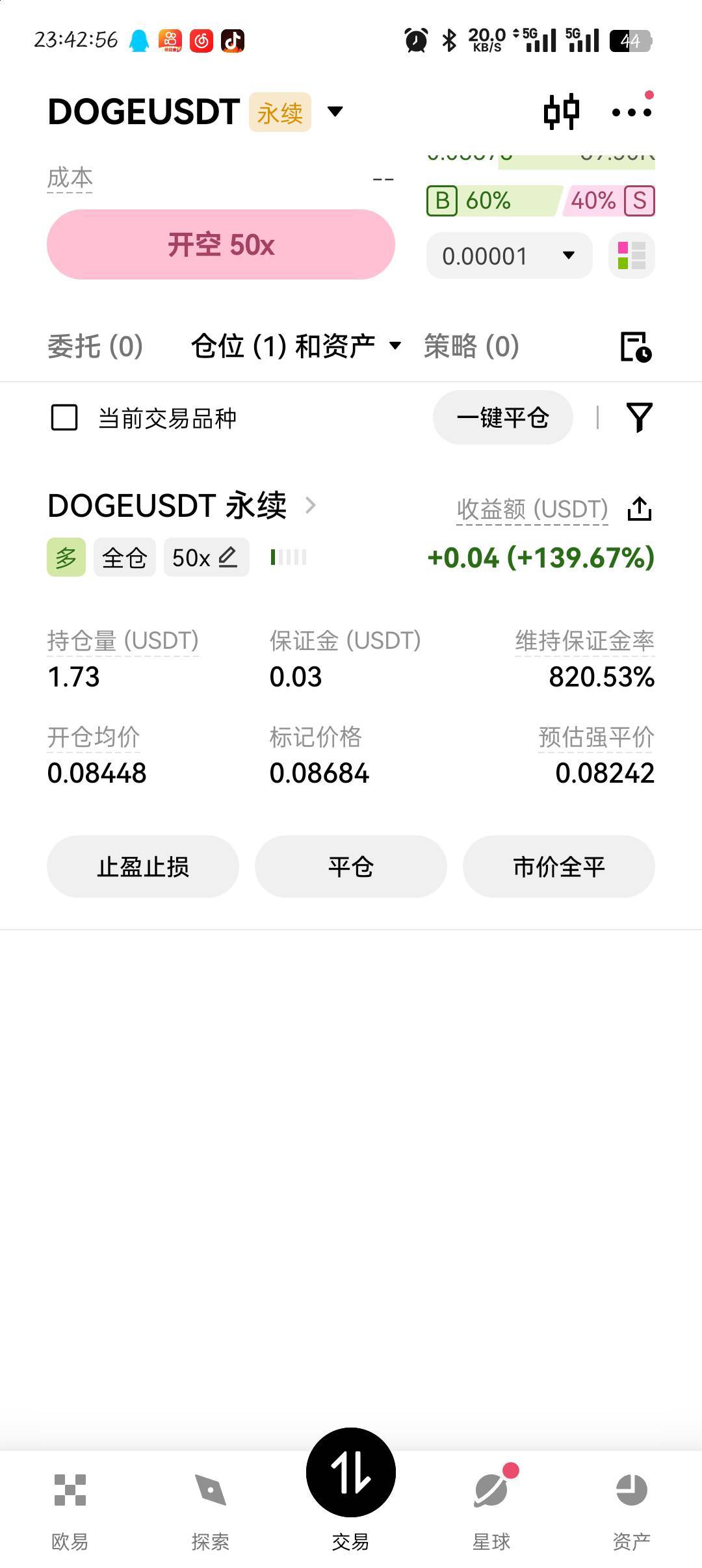 老哥们好后悔啊，真的好想哭啊，身无分文的时候直接翻了一倍多

78 / 作者:你有啥实粒 / 