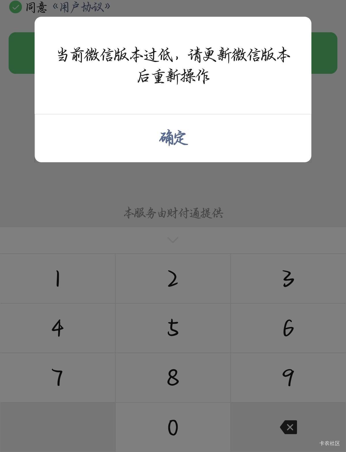 .sb微信忘记支付密码了，修改支付密码也没人脸，只有填YHK一直提示版本过低，都已经是83 / 作者:飞机留不住靓仔 / 