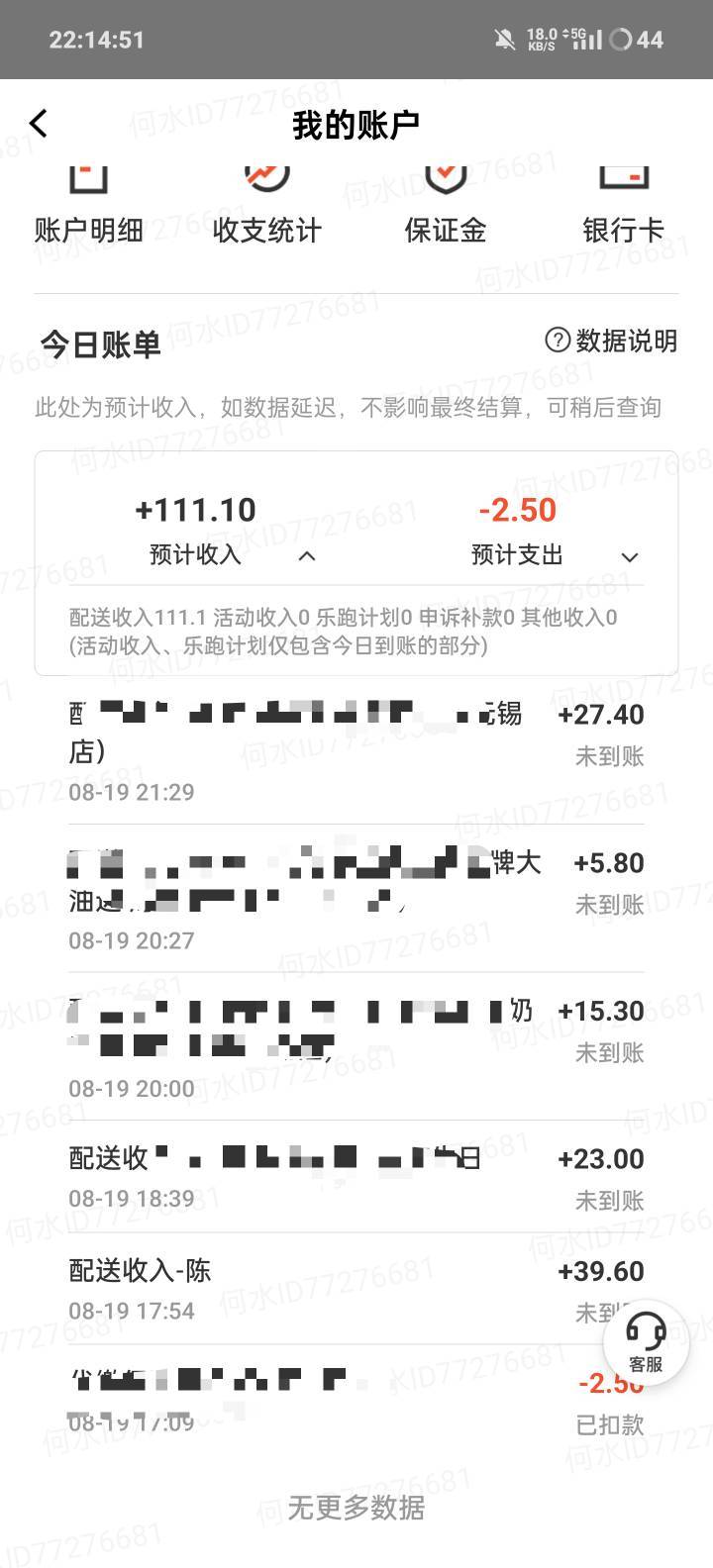 5点多送到9点半还行吧，明天饿不着了

53 / 作者:老友L / 