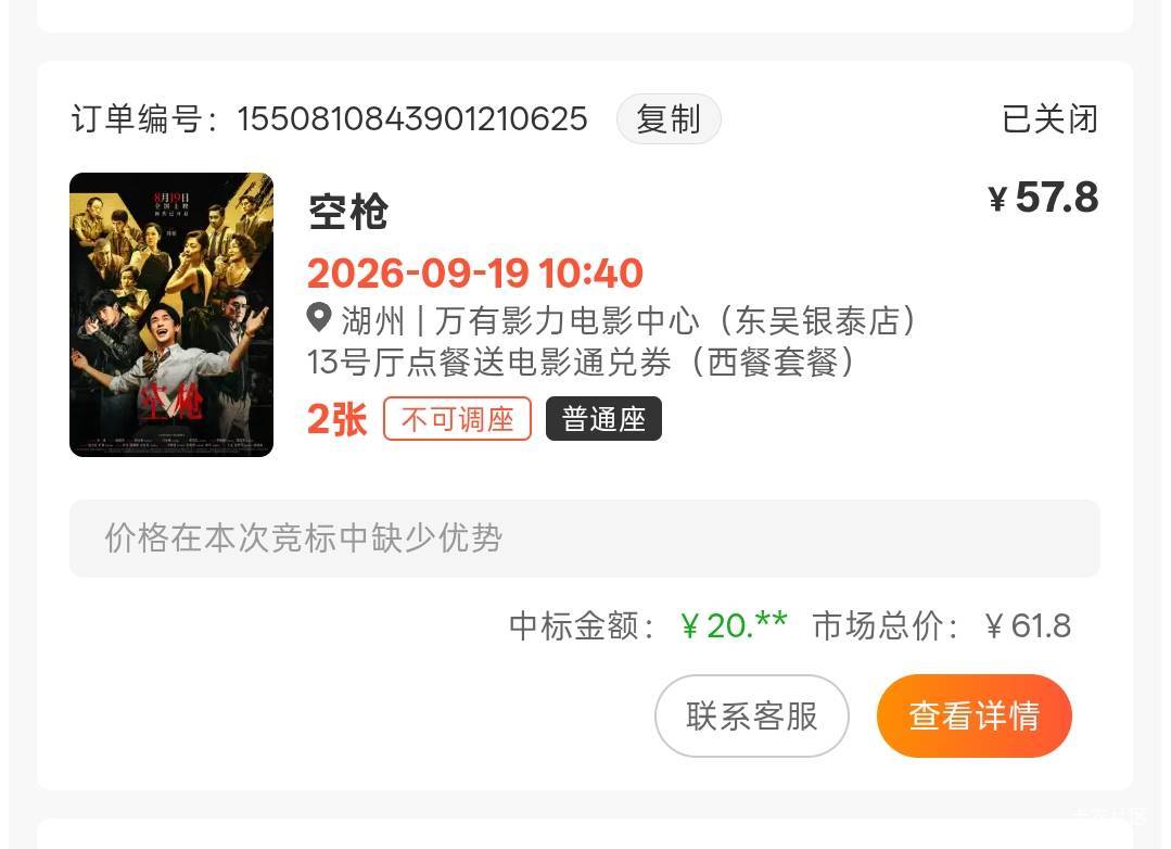 老哥们，太离谱了。我是自动竞价的，刚去看了一下。

79 / 作者:Lanceshu / 