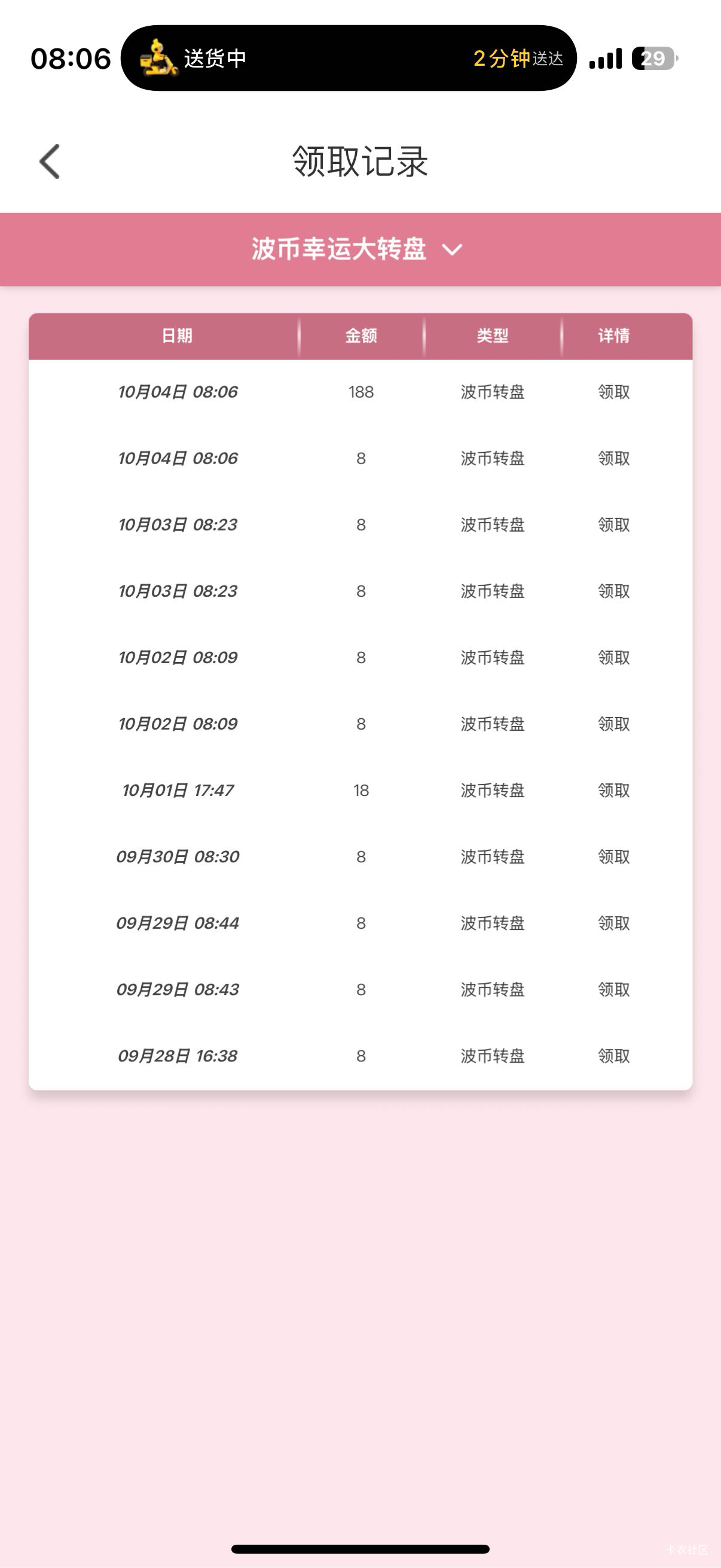 真假的，每天都是抽8，没抱希望，突然抽个188？？？我人都傻了


35 / 作者:红透了 / 