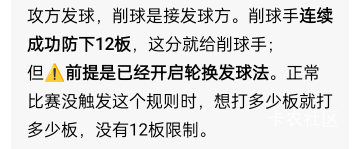 削球一方12板内没输 就算削球方赢？
80 / 作者:芳草碧连天ii / 